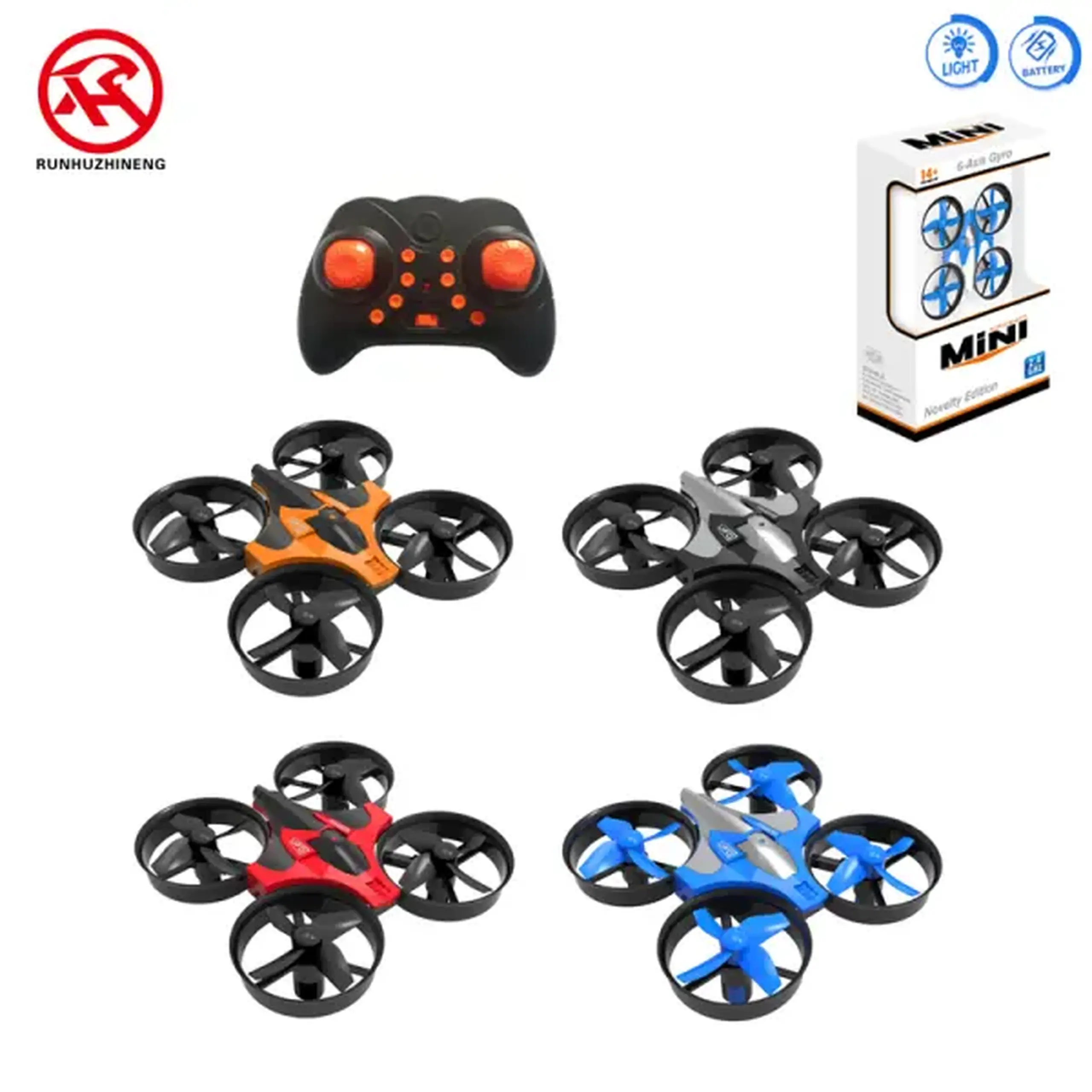 Drona- Stunt R/C cu USB incarcator si lumini 40 173