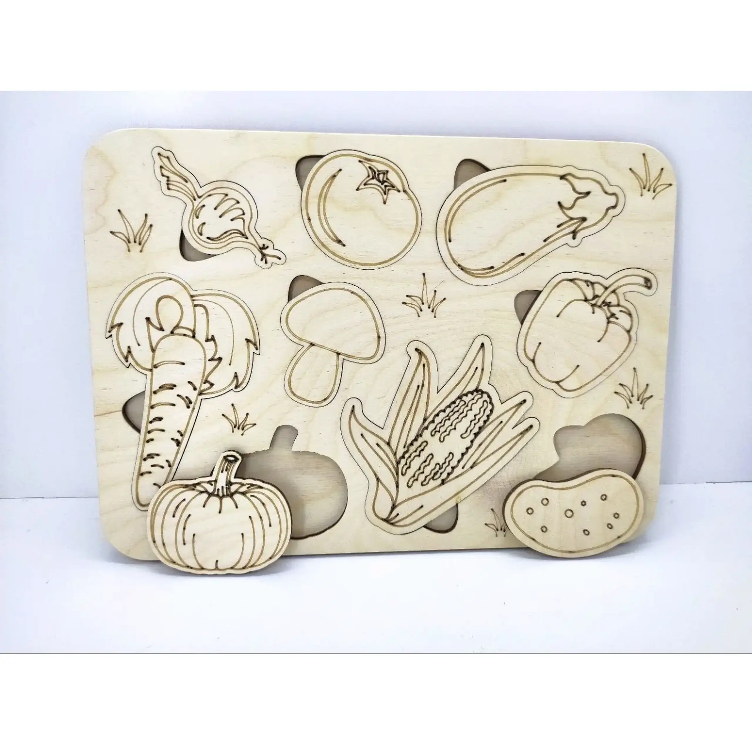 Puzzle din lemn (LEGUME 1)