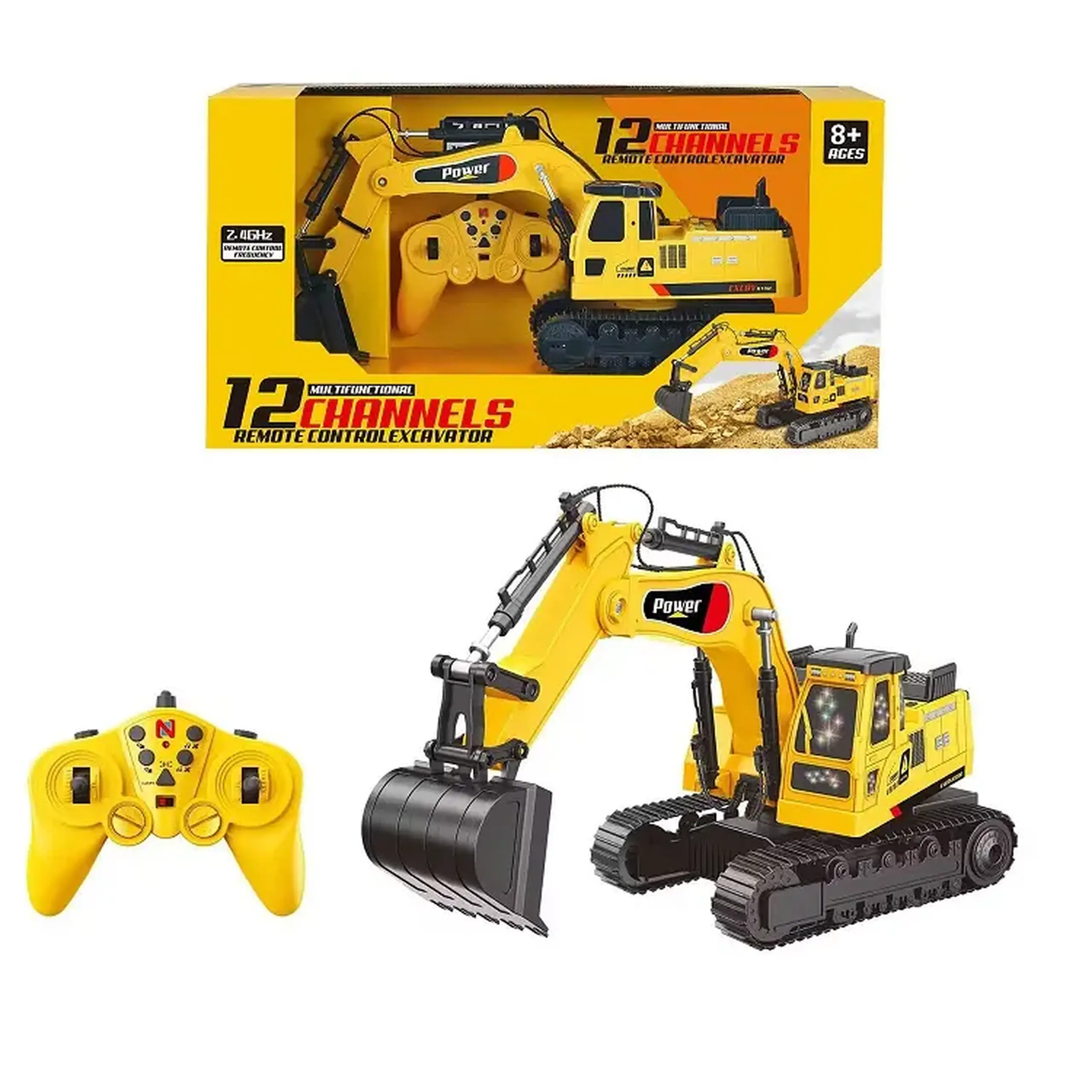 Masina excavator cu R/C (instructiune in romana)
