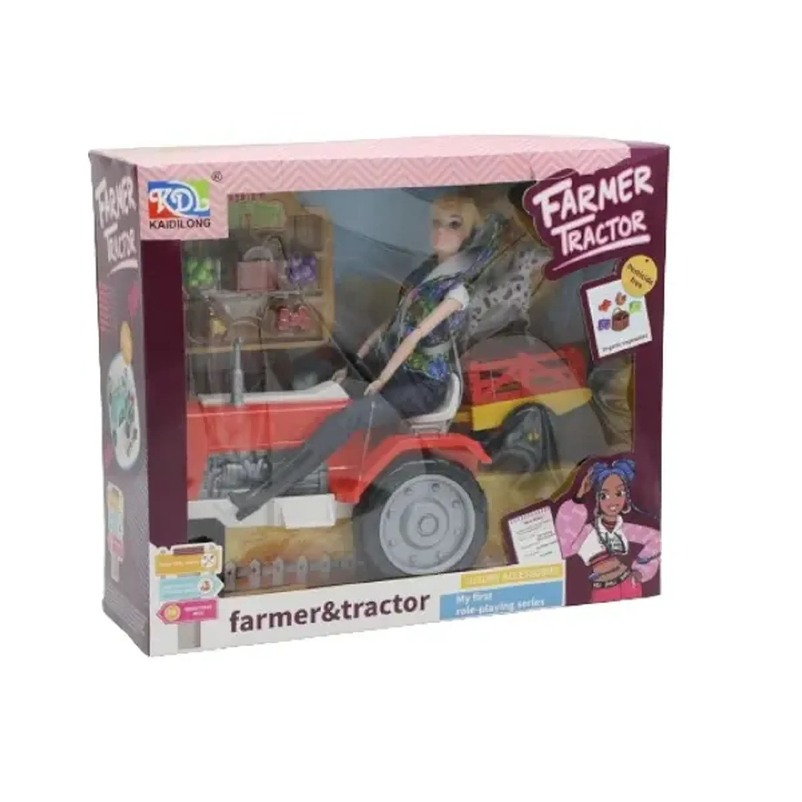 Papusa cu tractor