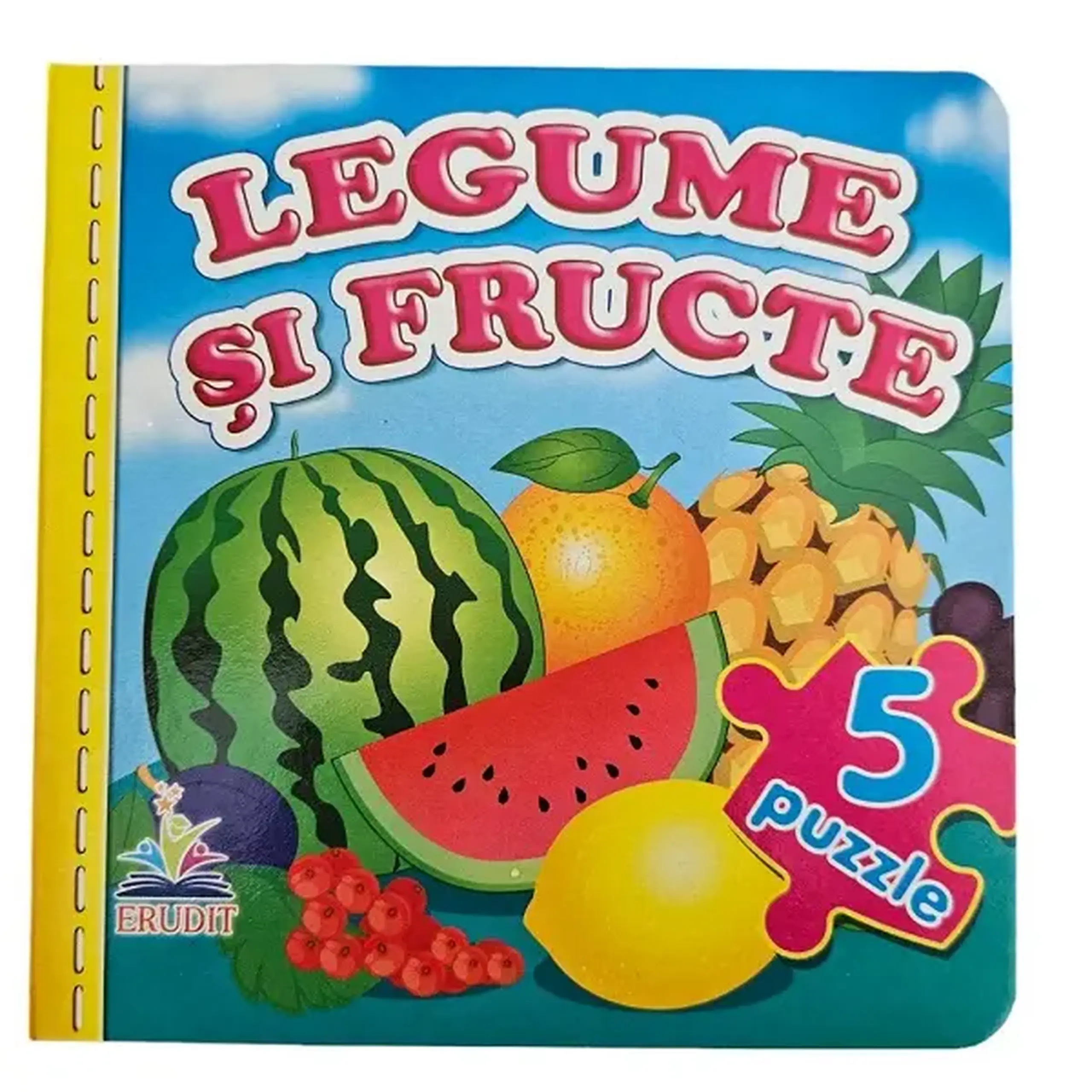 Cartea puzzle - Legume si fructe