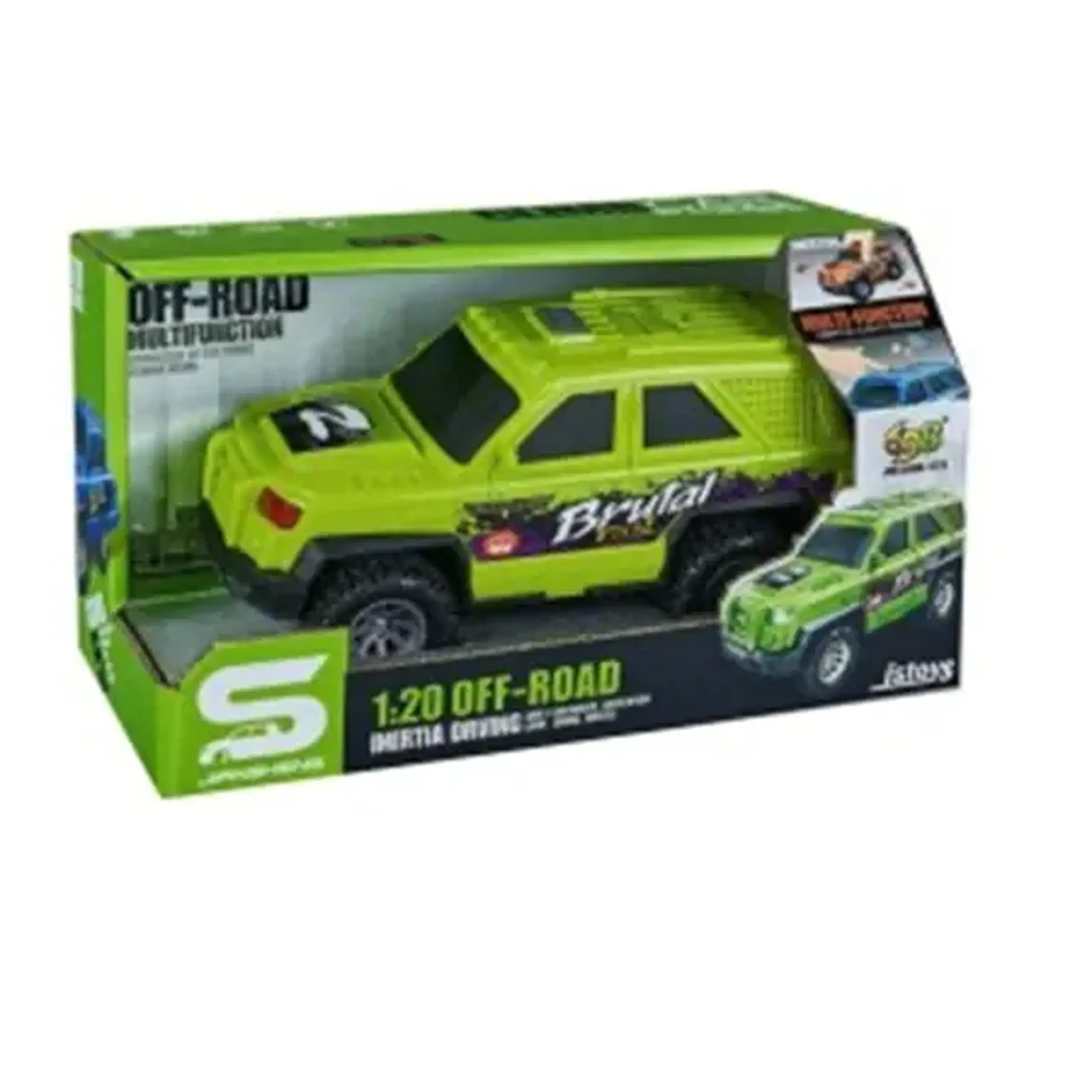 Masina verde jeep, cu sunete si lumini, 1:20