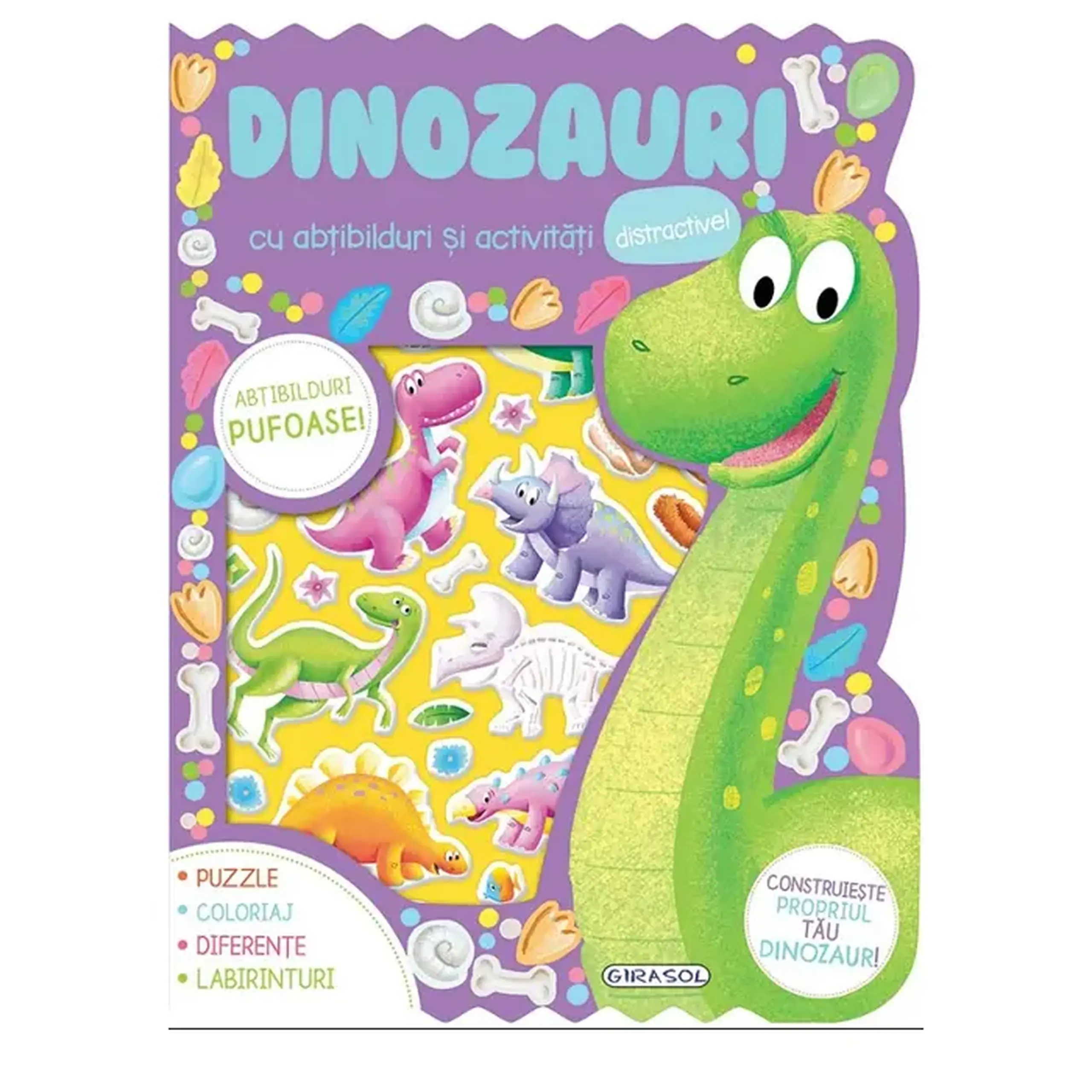 Abtibilduri pufoase - Dinozauri_Girasol