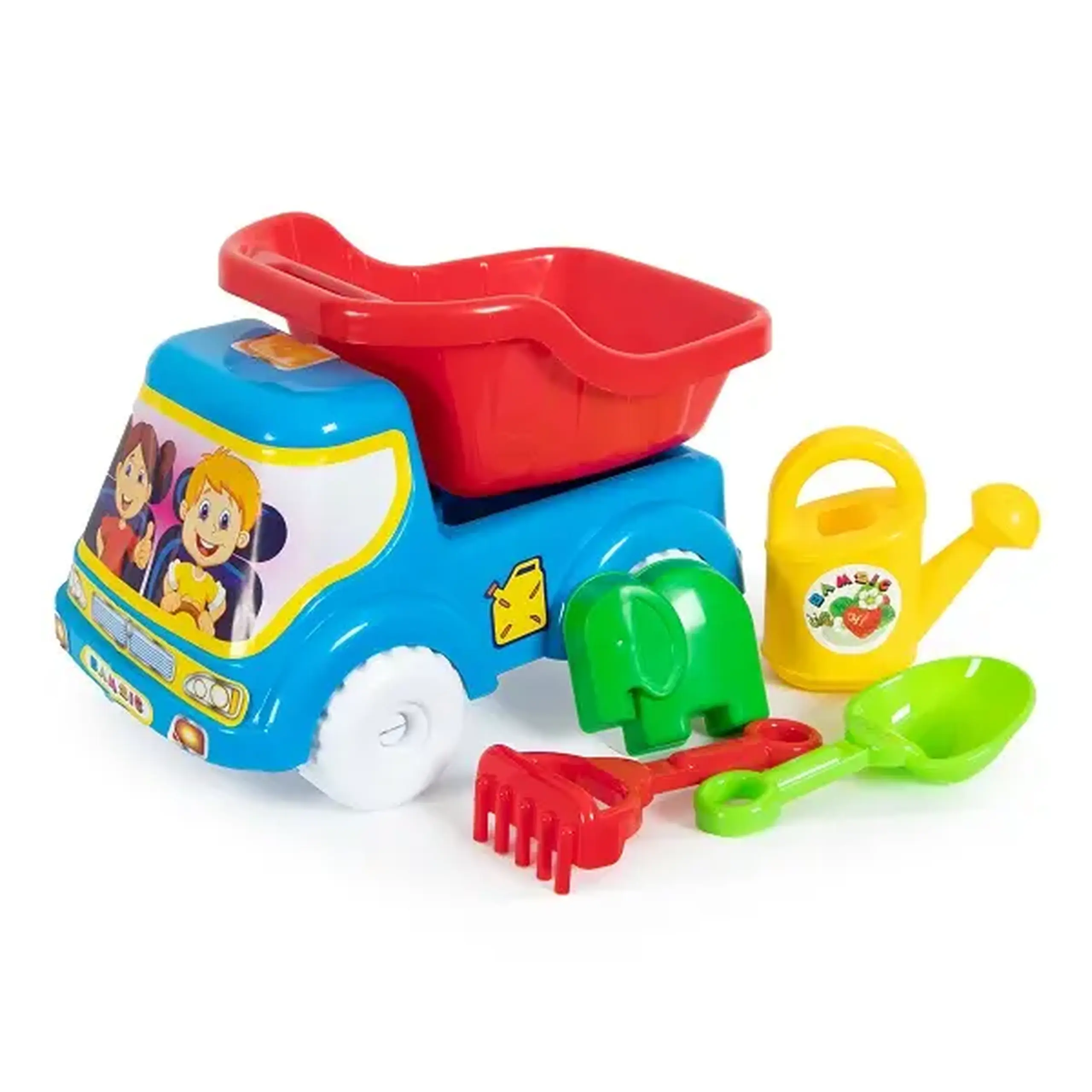Set nisip masina cu accesorii (4buc)