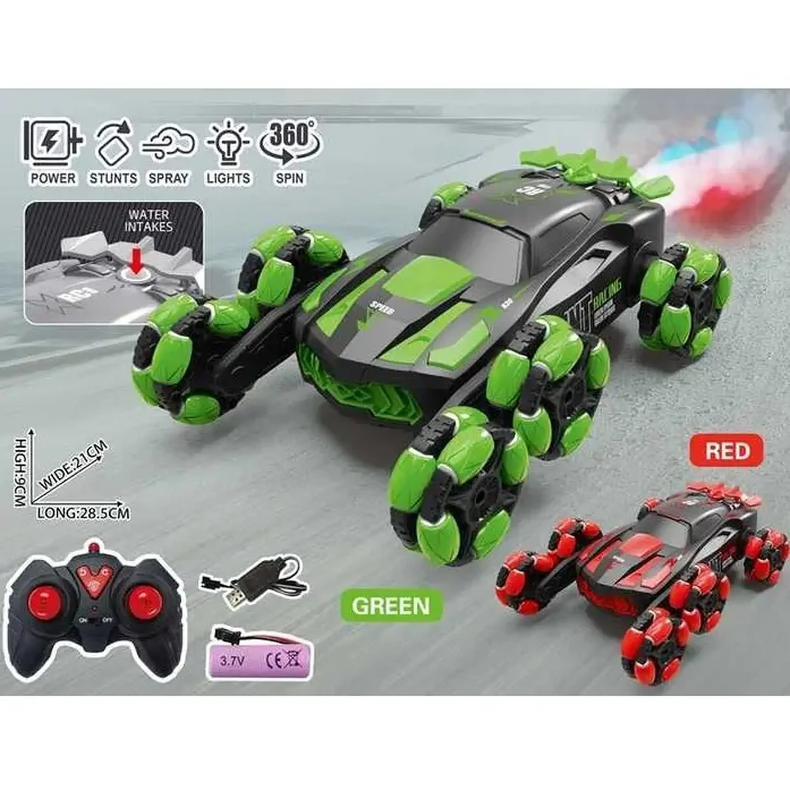 Masina de cascadorii cu R/C cu aburi_74772