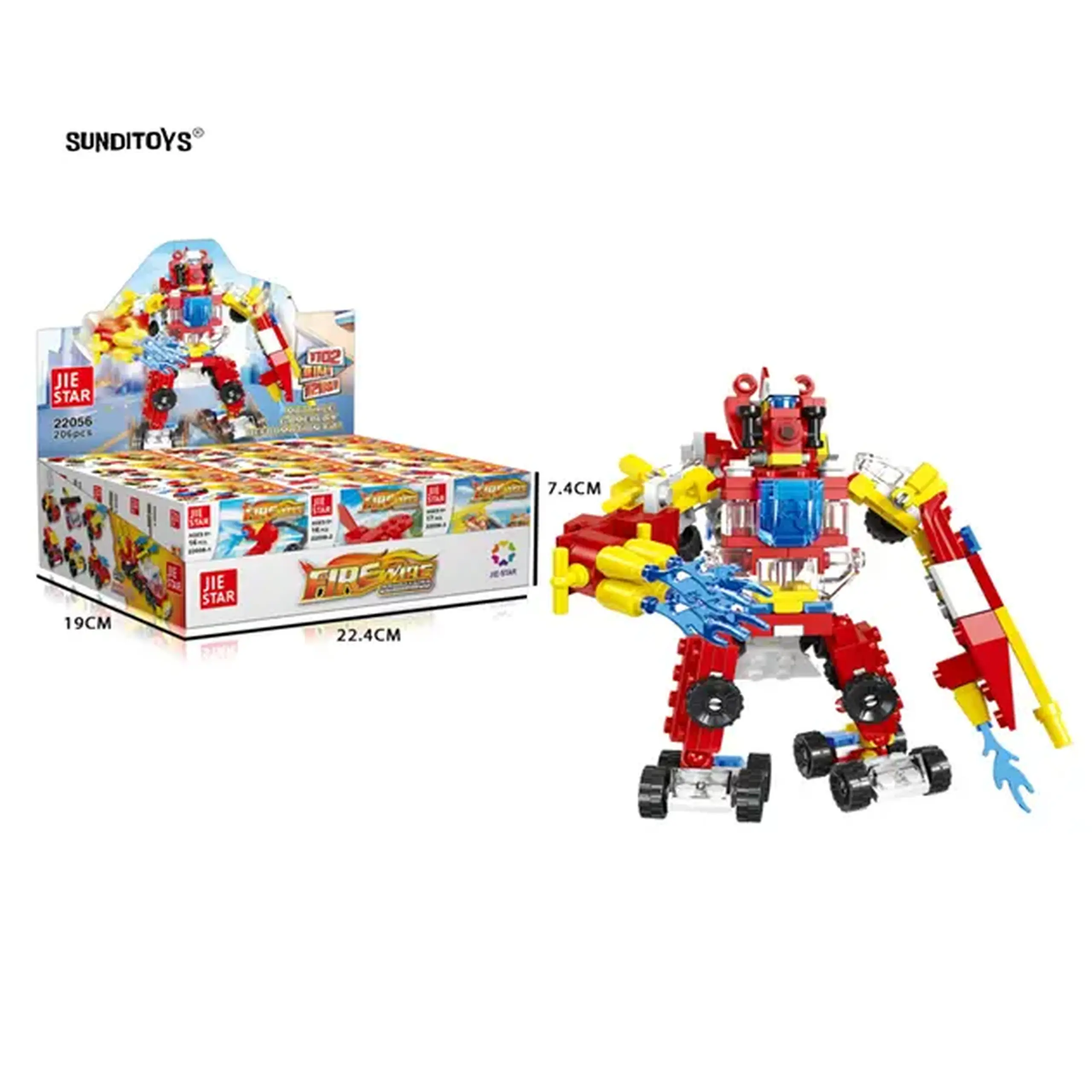Set constructor 206pcs (12buc)