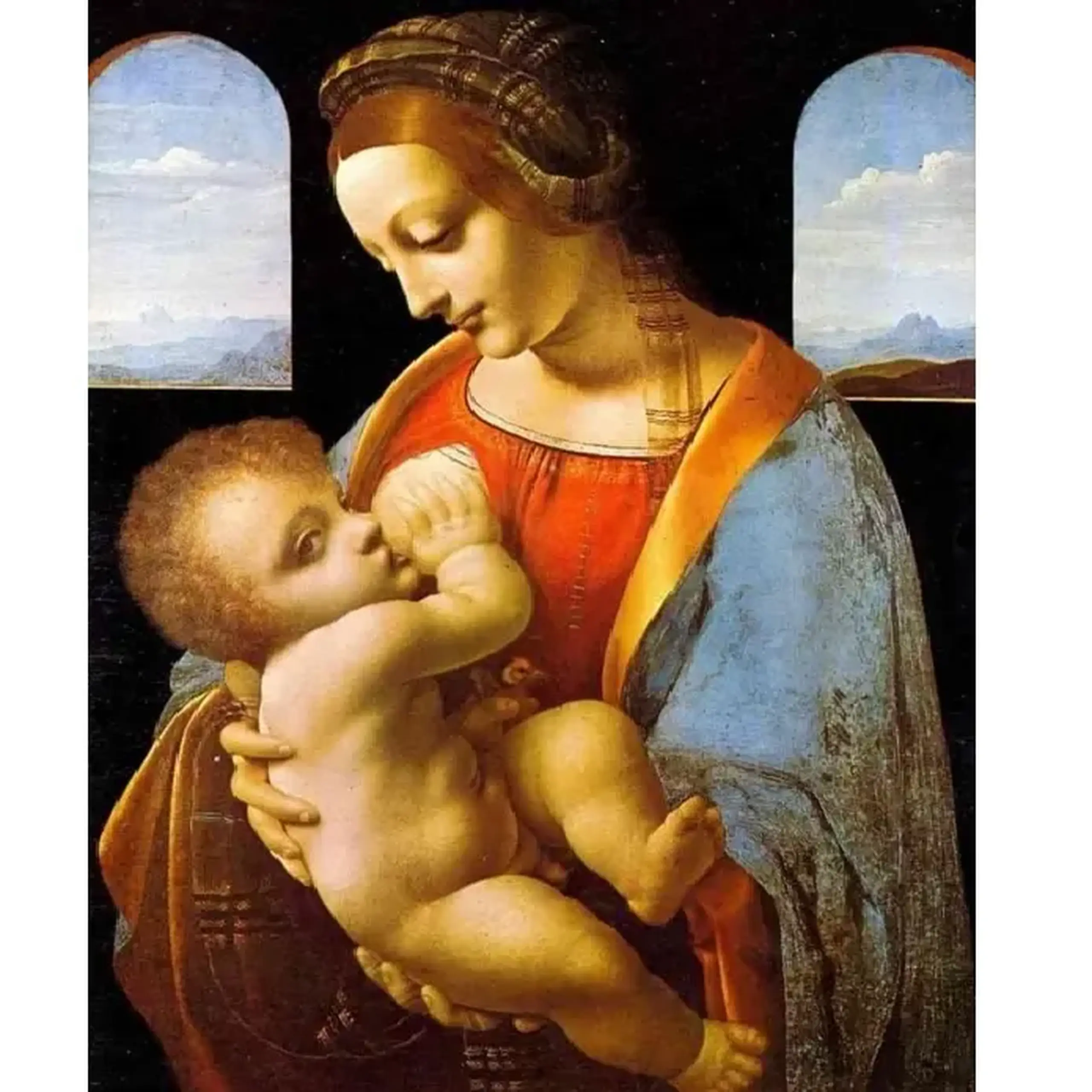 Set pictam pe numere Madonna Litta (30*40)