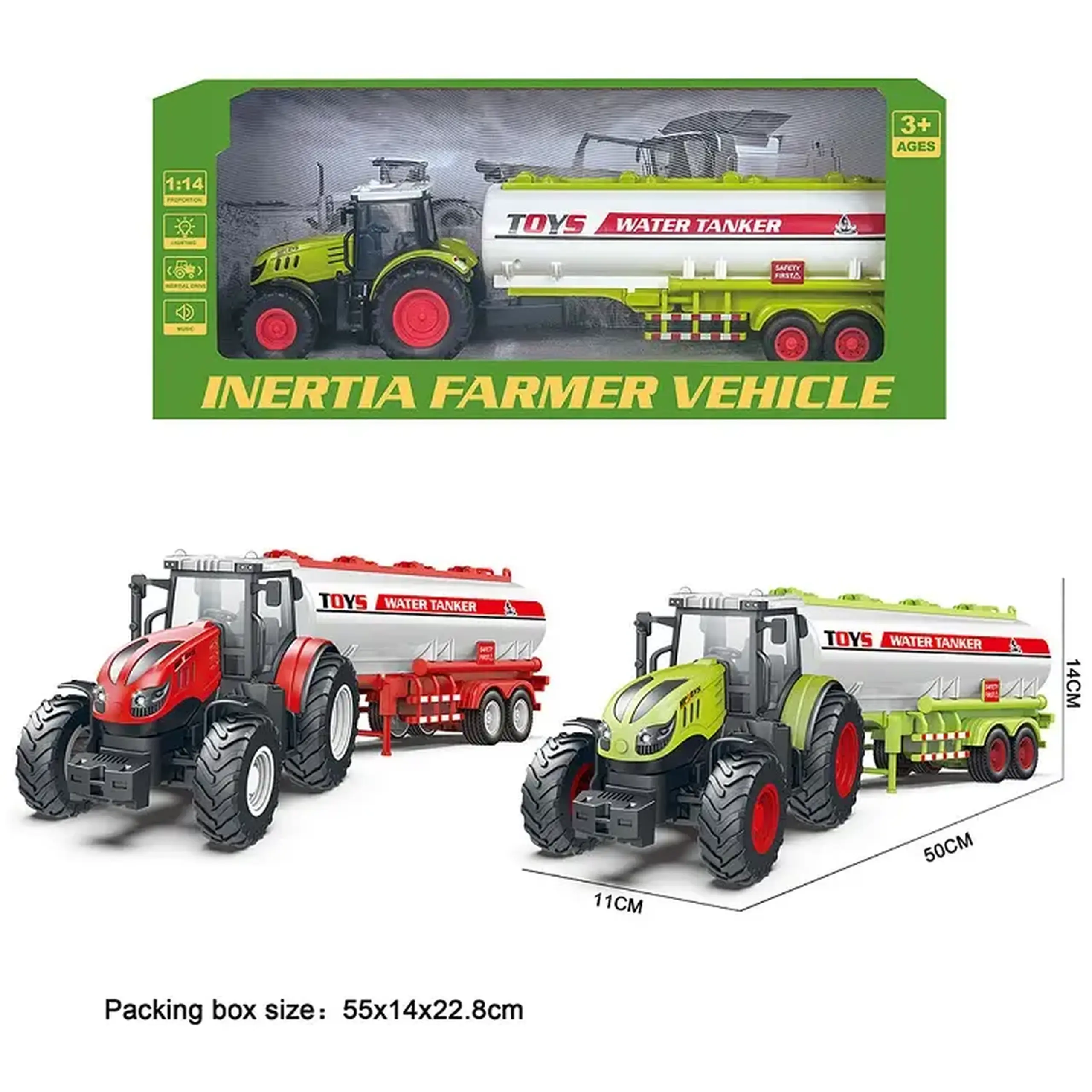 Tractor cu sunet si lumini (instructiune in romana)