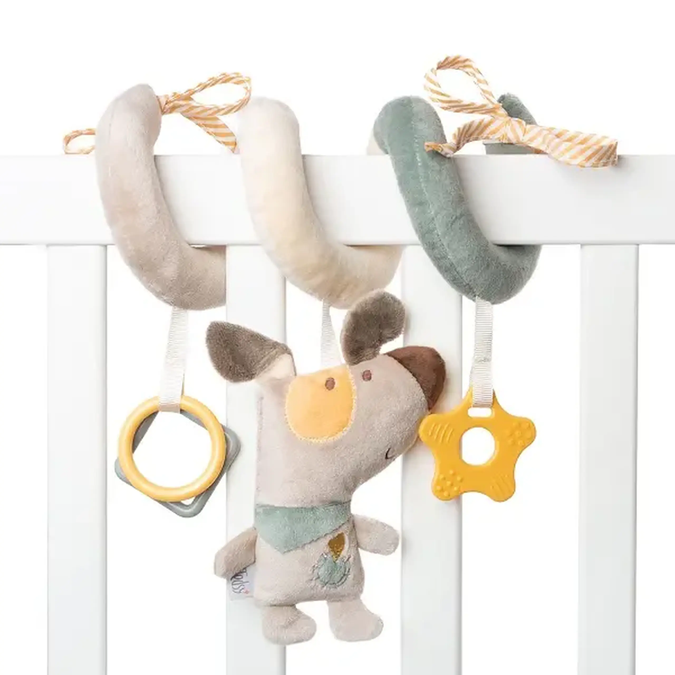 Jucarie moale spirala caine Jimmy 26 cm - 0.115 kg