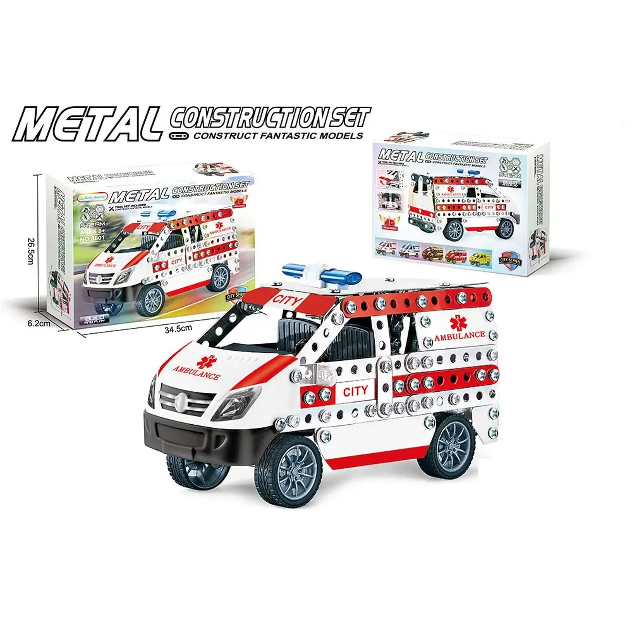 Constructor din metal 314pcs (instructiune in romana)