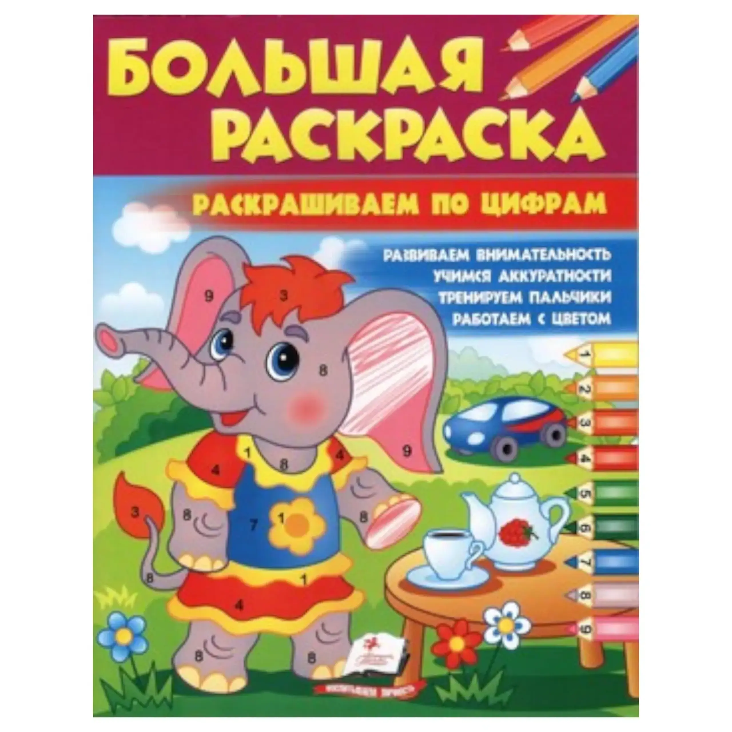Большая раскраска - Раскраска по Цифрам
