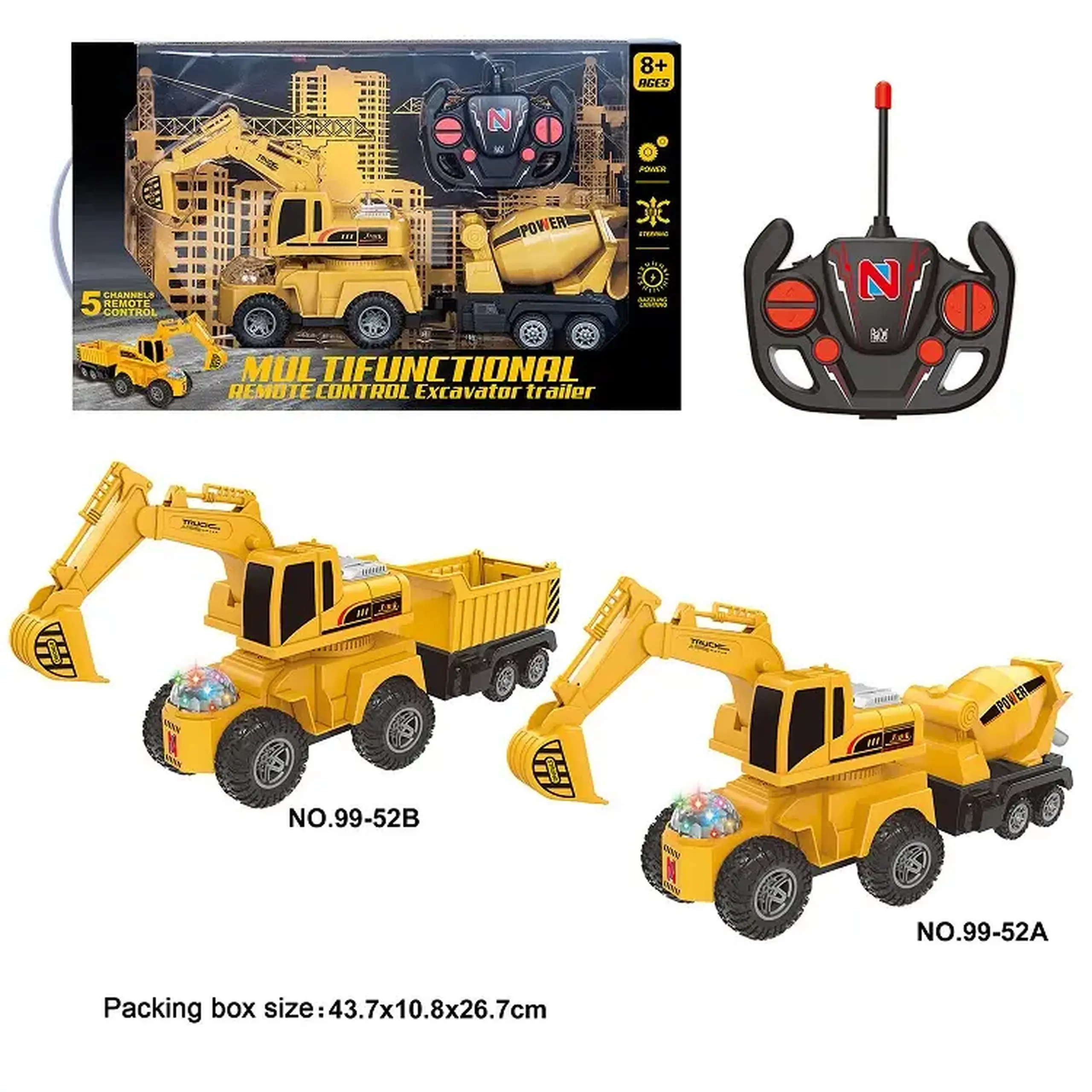 Masina excavator cu R/C (instructiune in romana)