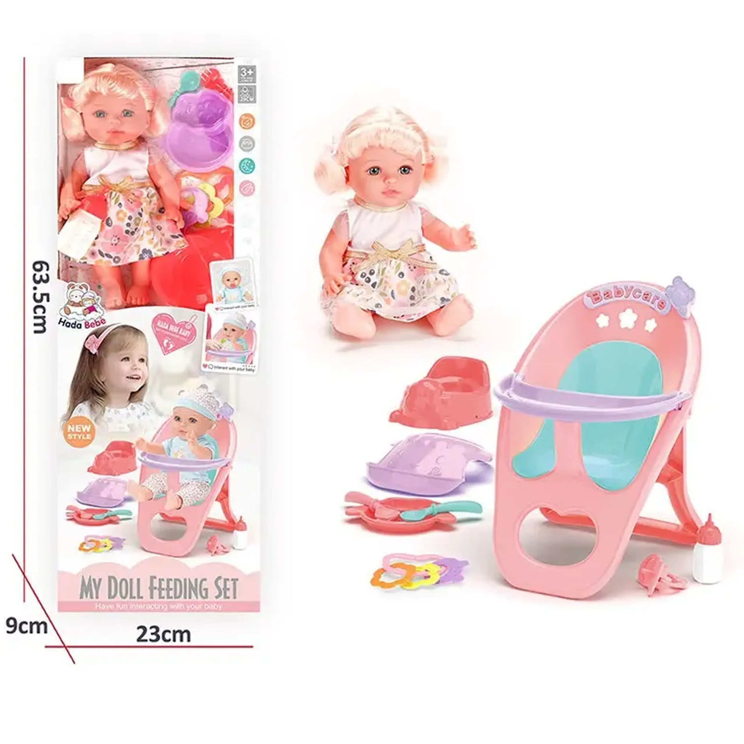 Papusa cu accesorii cu sunet (instructiune in romana)