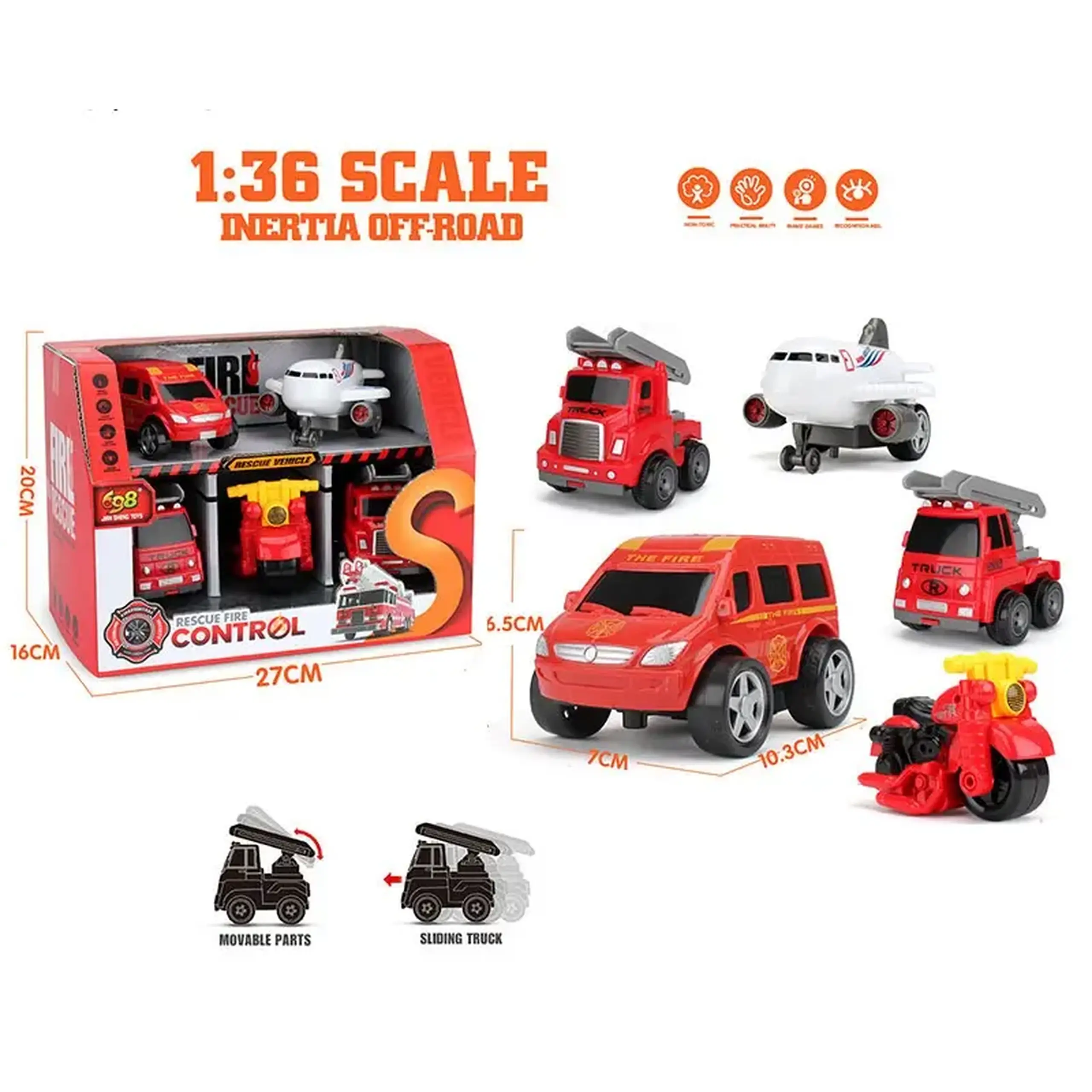 Set masini (5buc) (instructiune in romana)