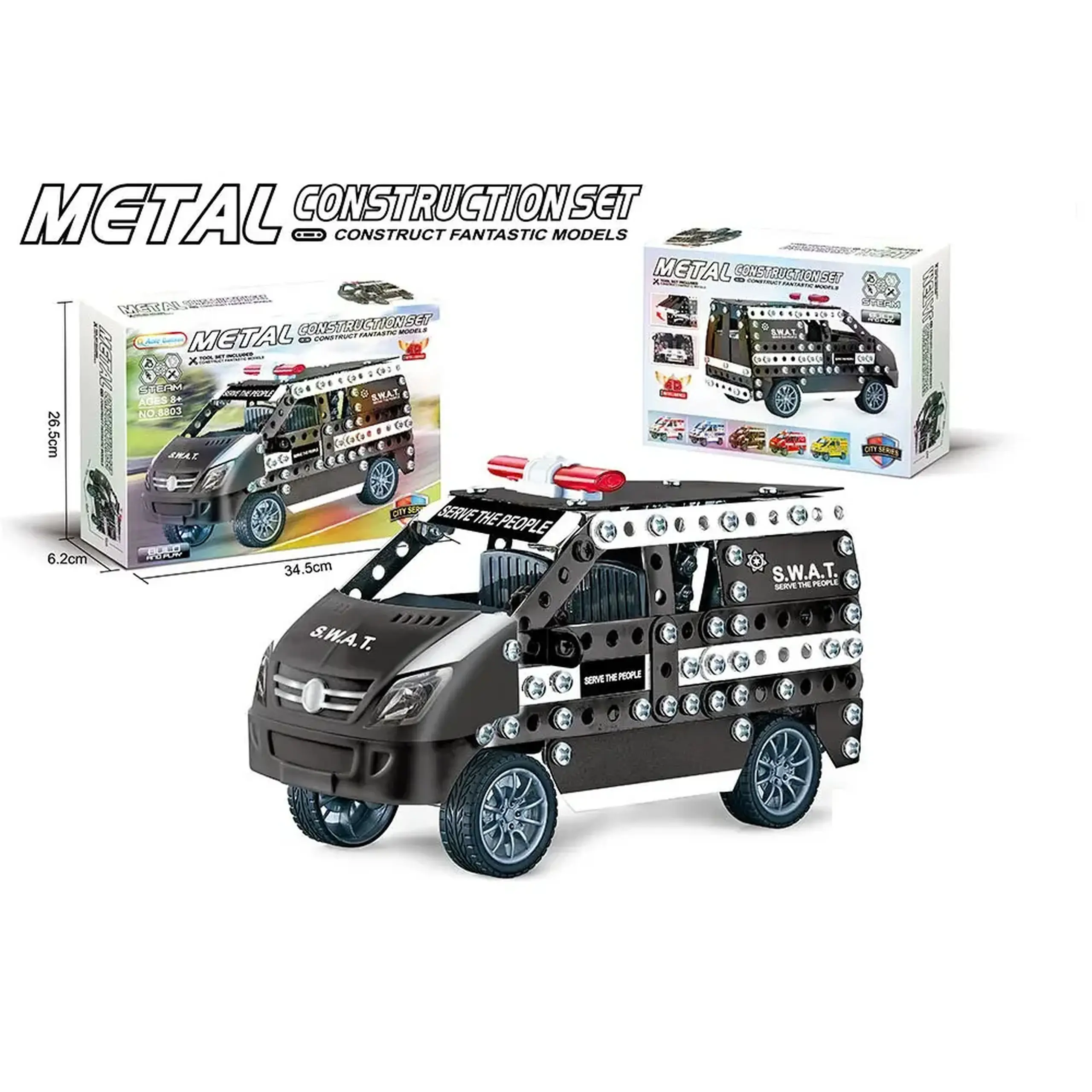 Constructor din metal 314pcs (instructiune in romana)