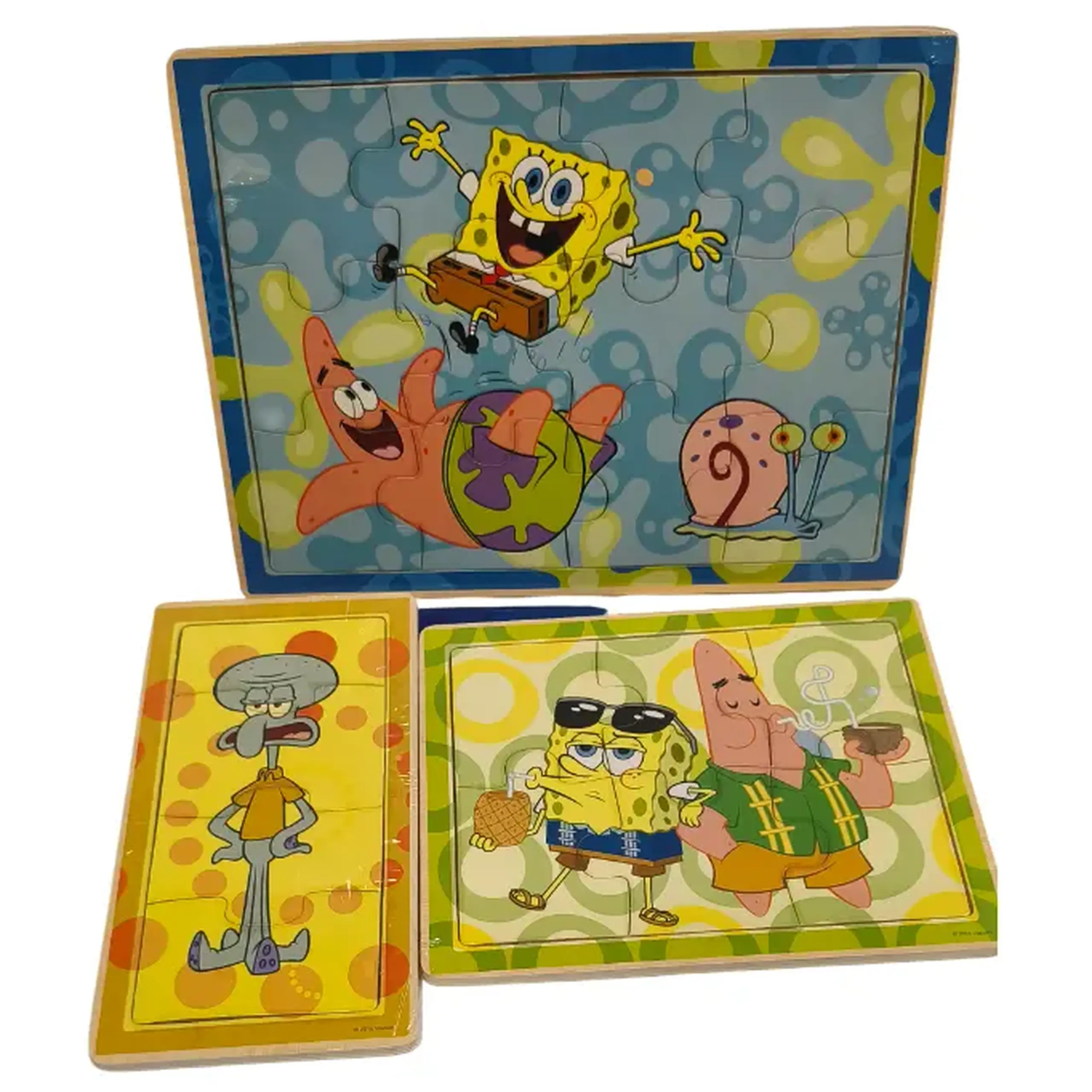 Puzzle din lemn SpongeBob