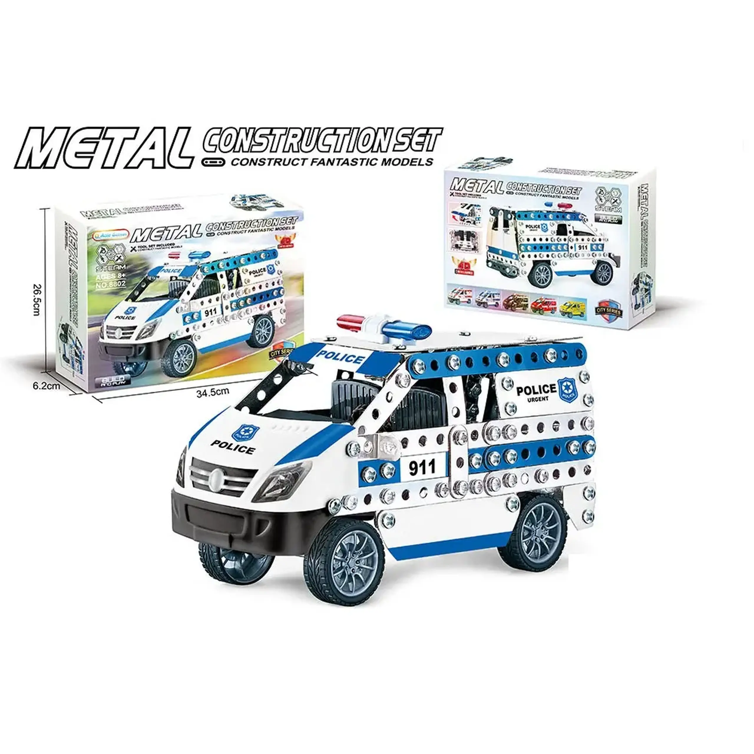 Constructor din metal 314pcs (instructiune in romana)
