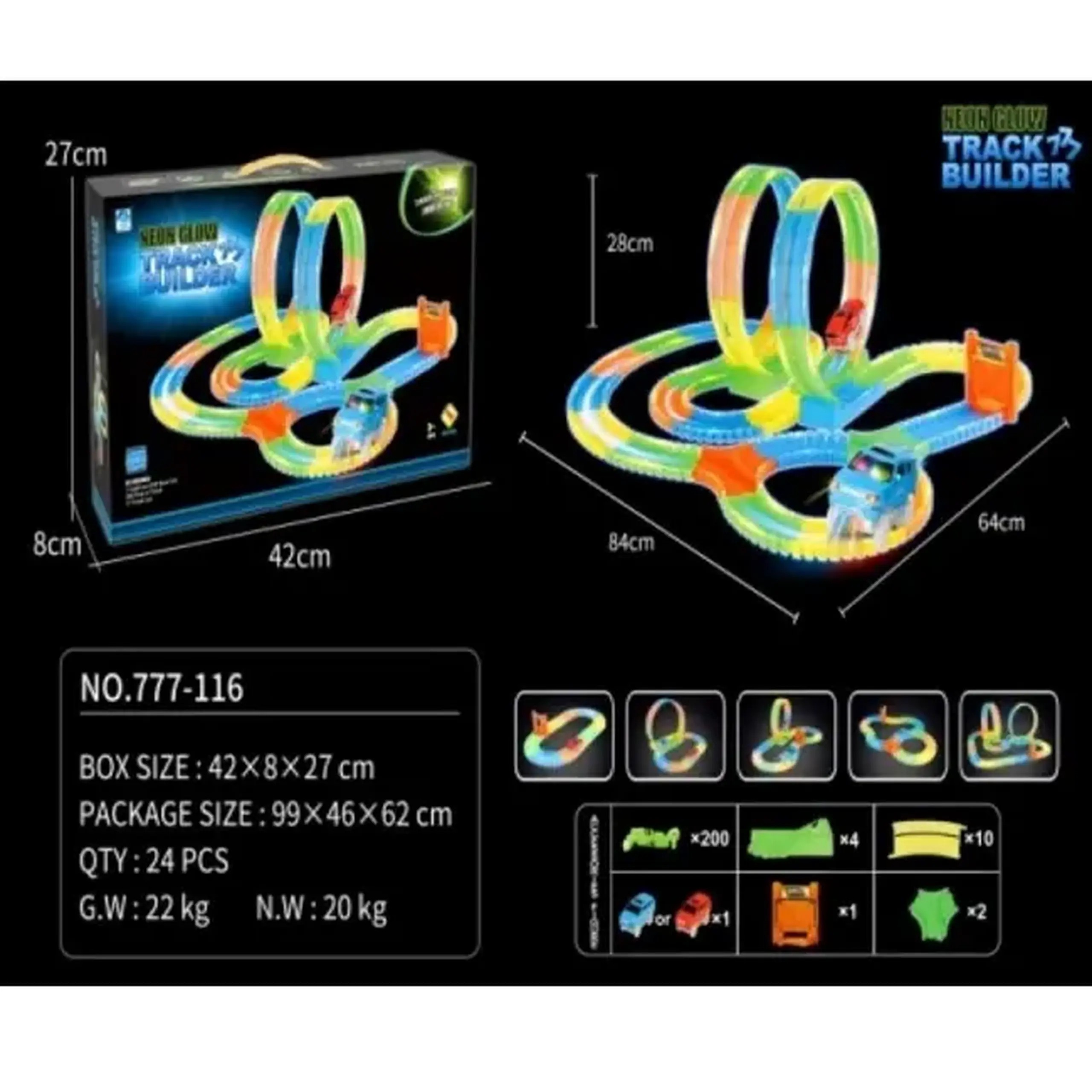 Traseu fluorescent
