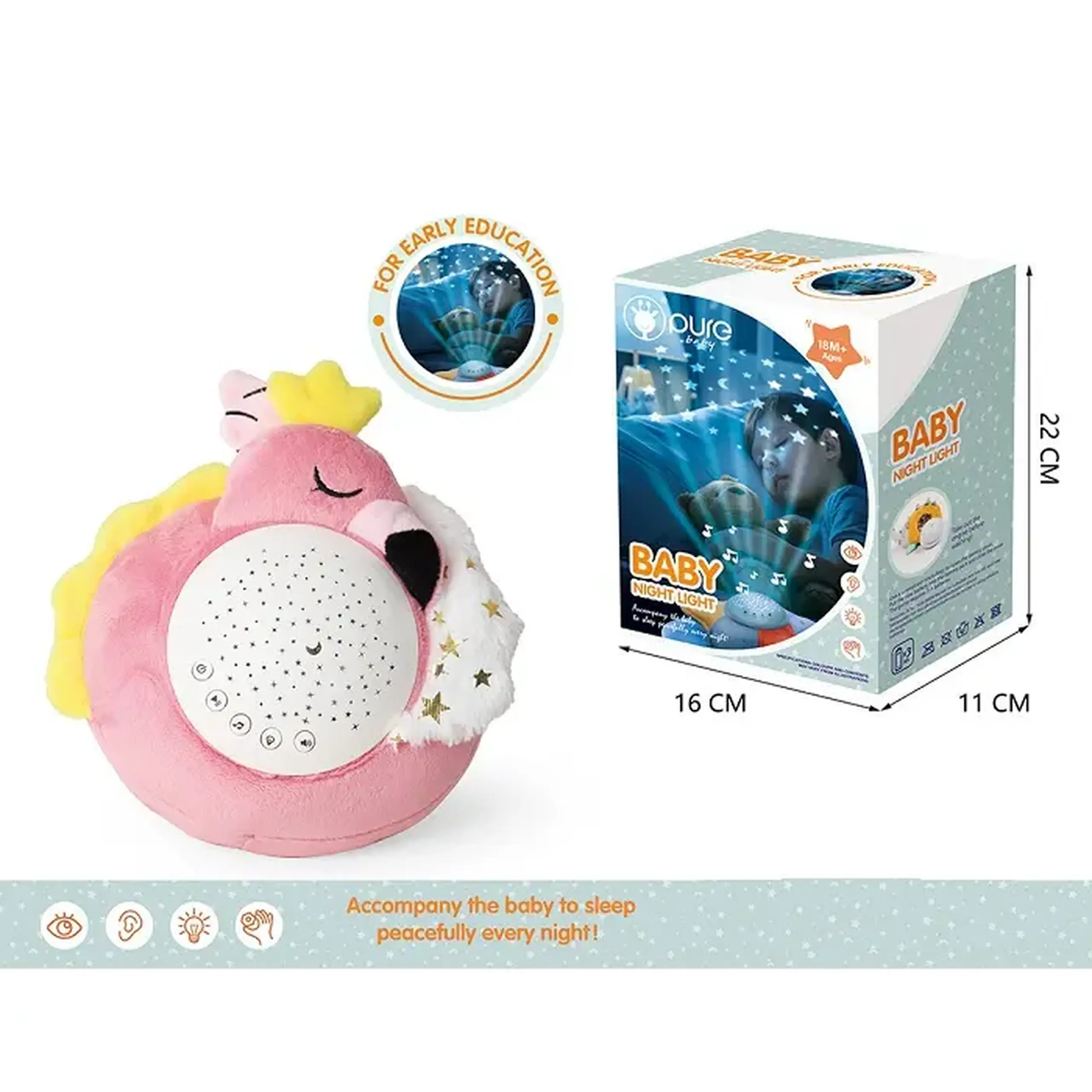 Lampa cu sunet si lumini