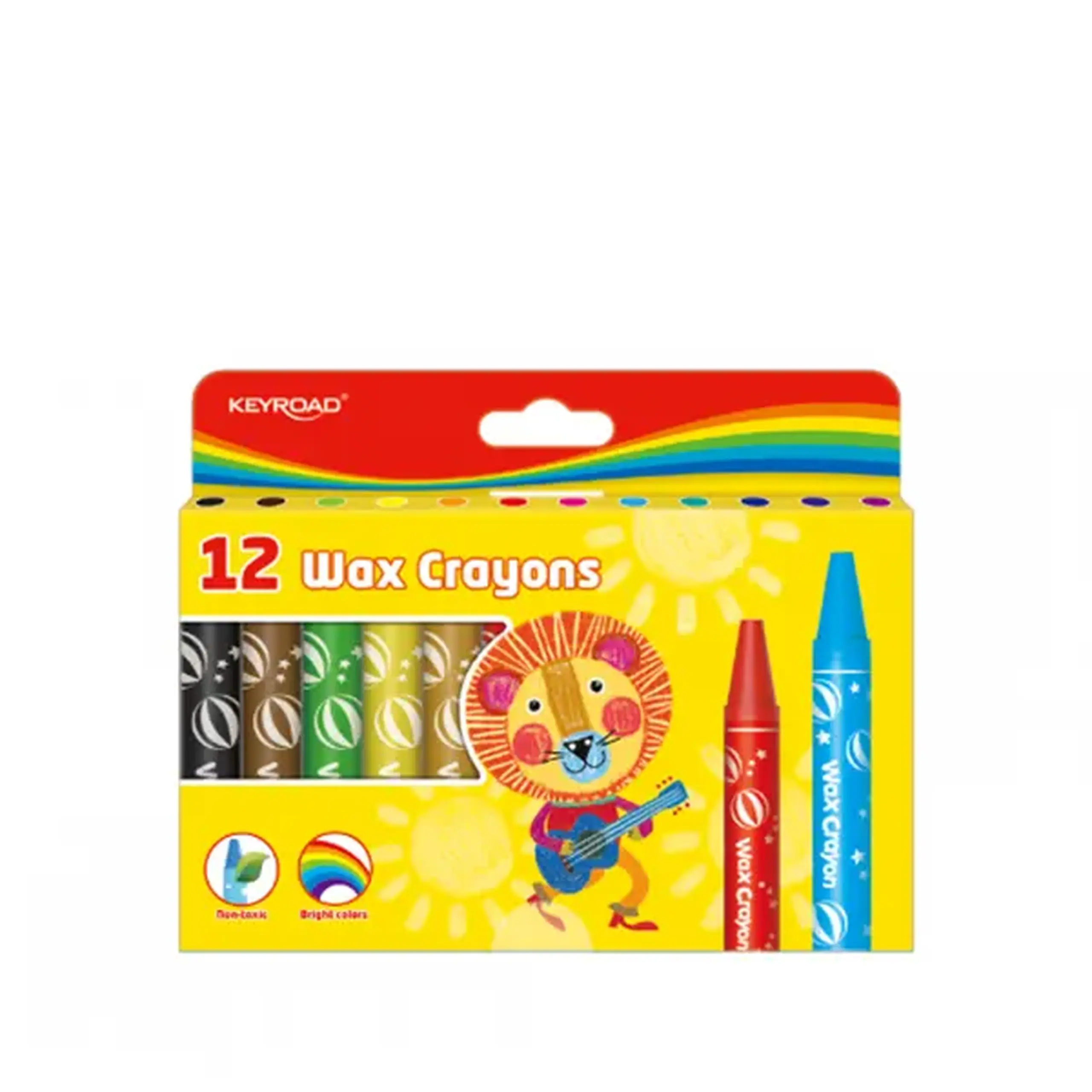 Creioane cerate keyroad 12cul Jumbo