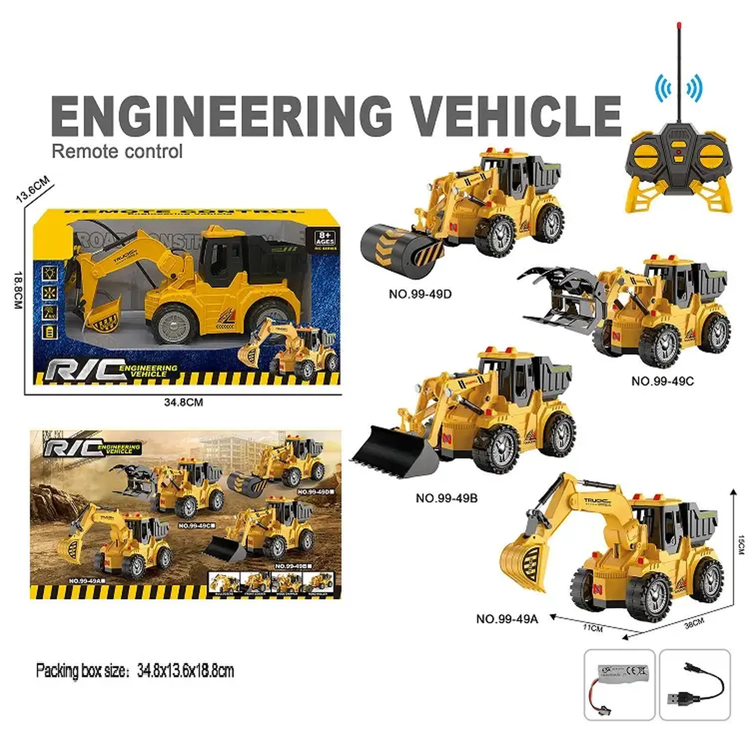 Masina excavator cu R/C (instructiune in romana)