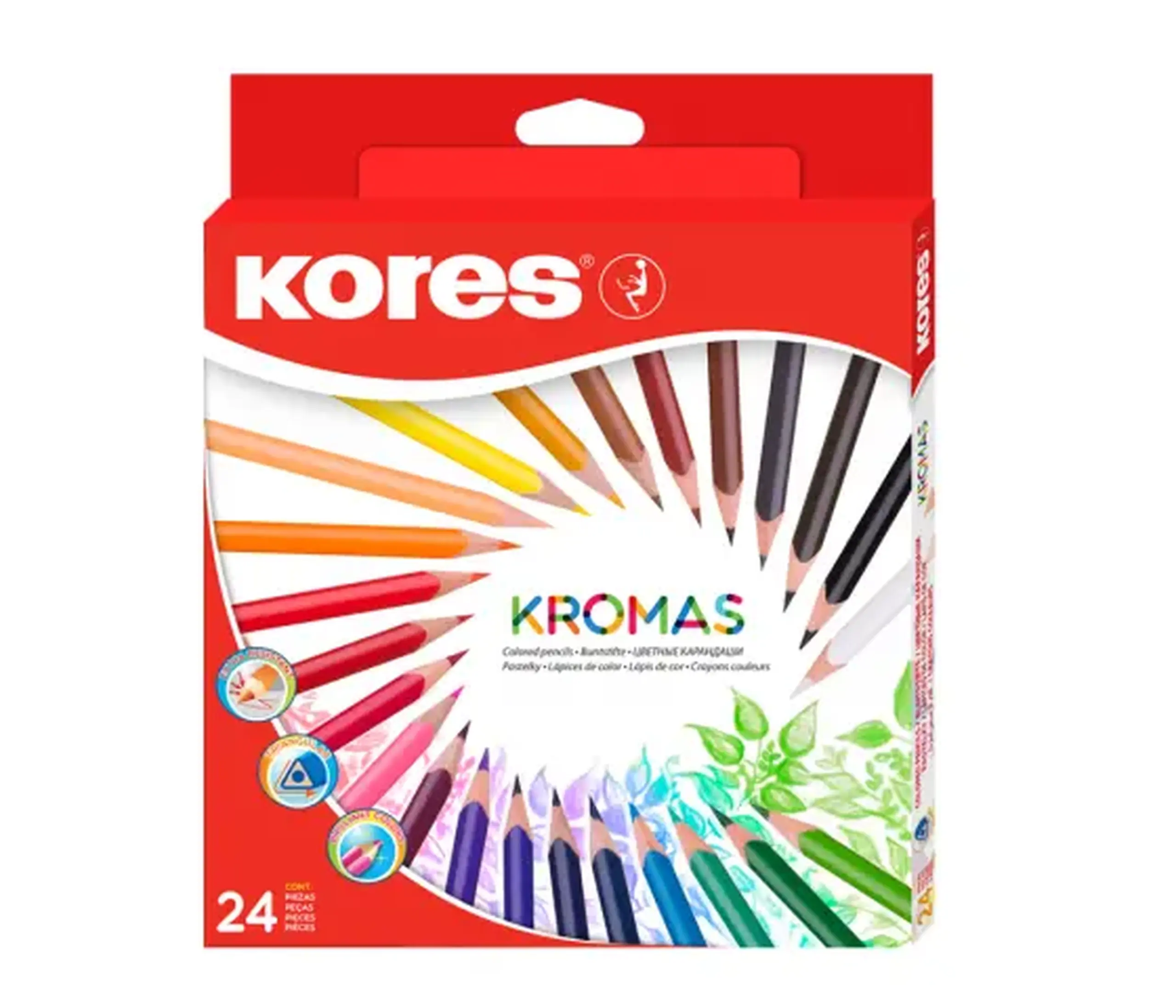 Creioane (Kores Kromas) 24 culori K93392