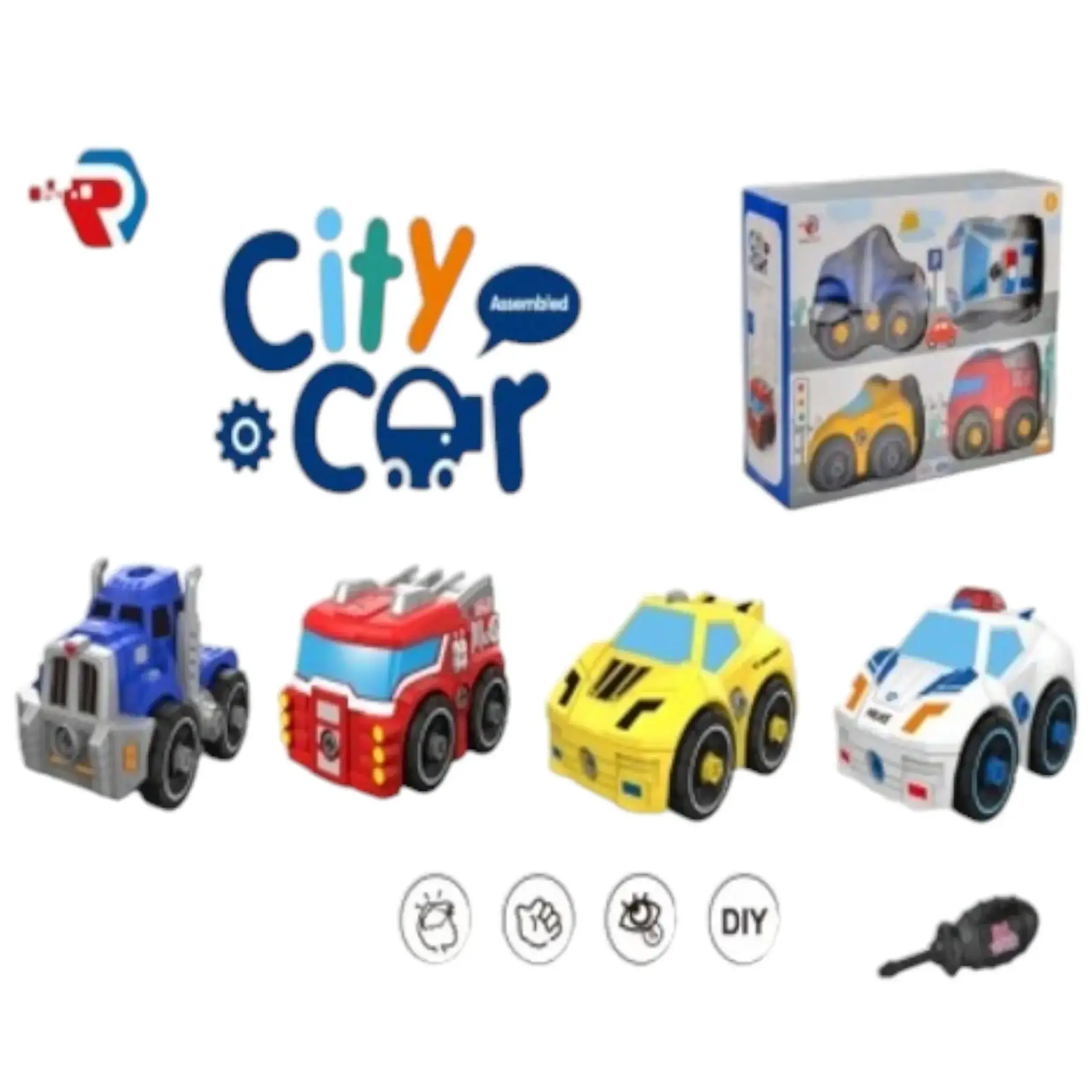 Set masini cu surubelnita (4buc)_74760