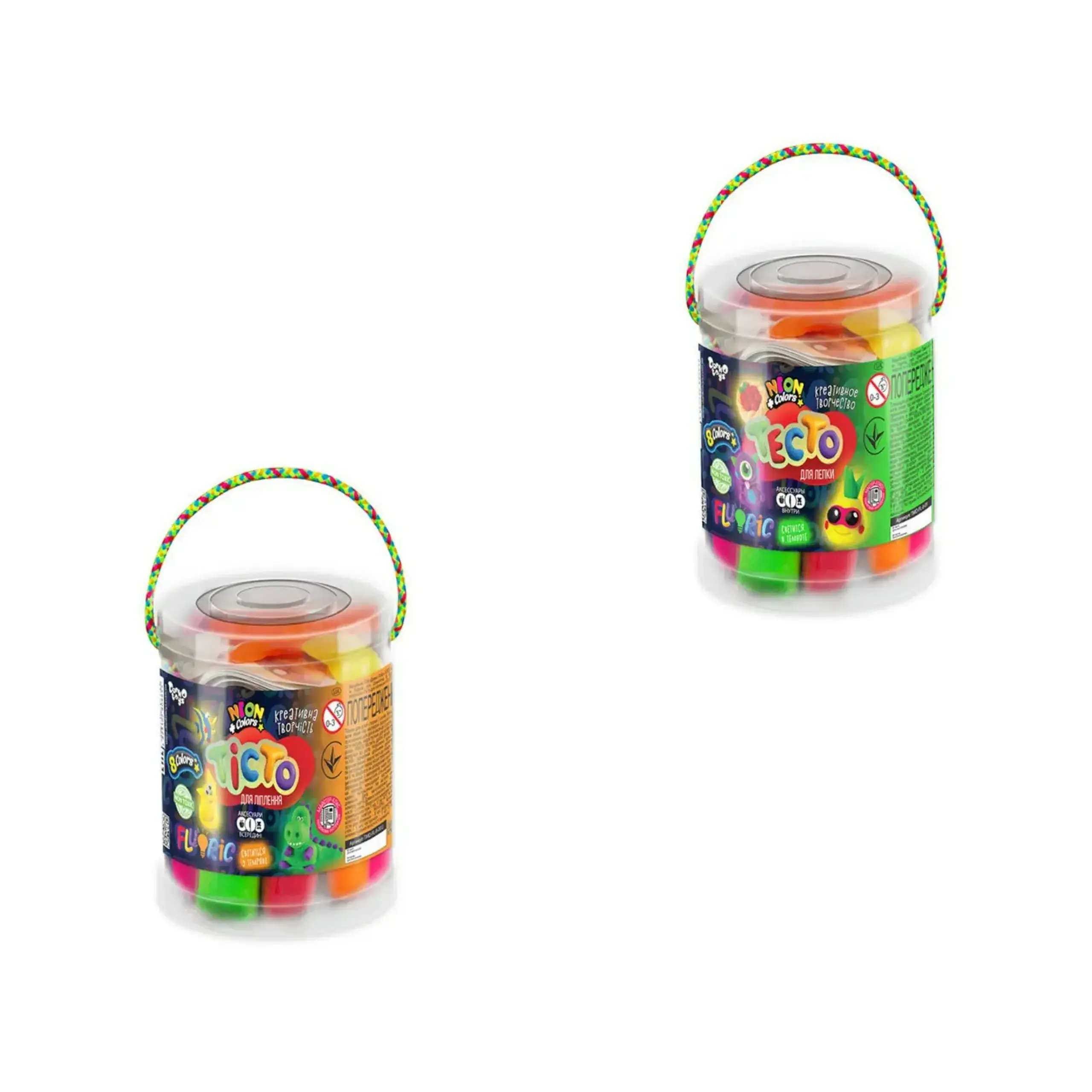 Aluat pentru modelare (MASTER DO FLUORIC) оn tub 8 culori