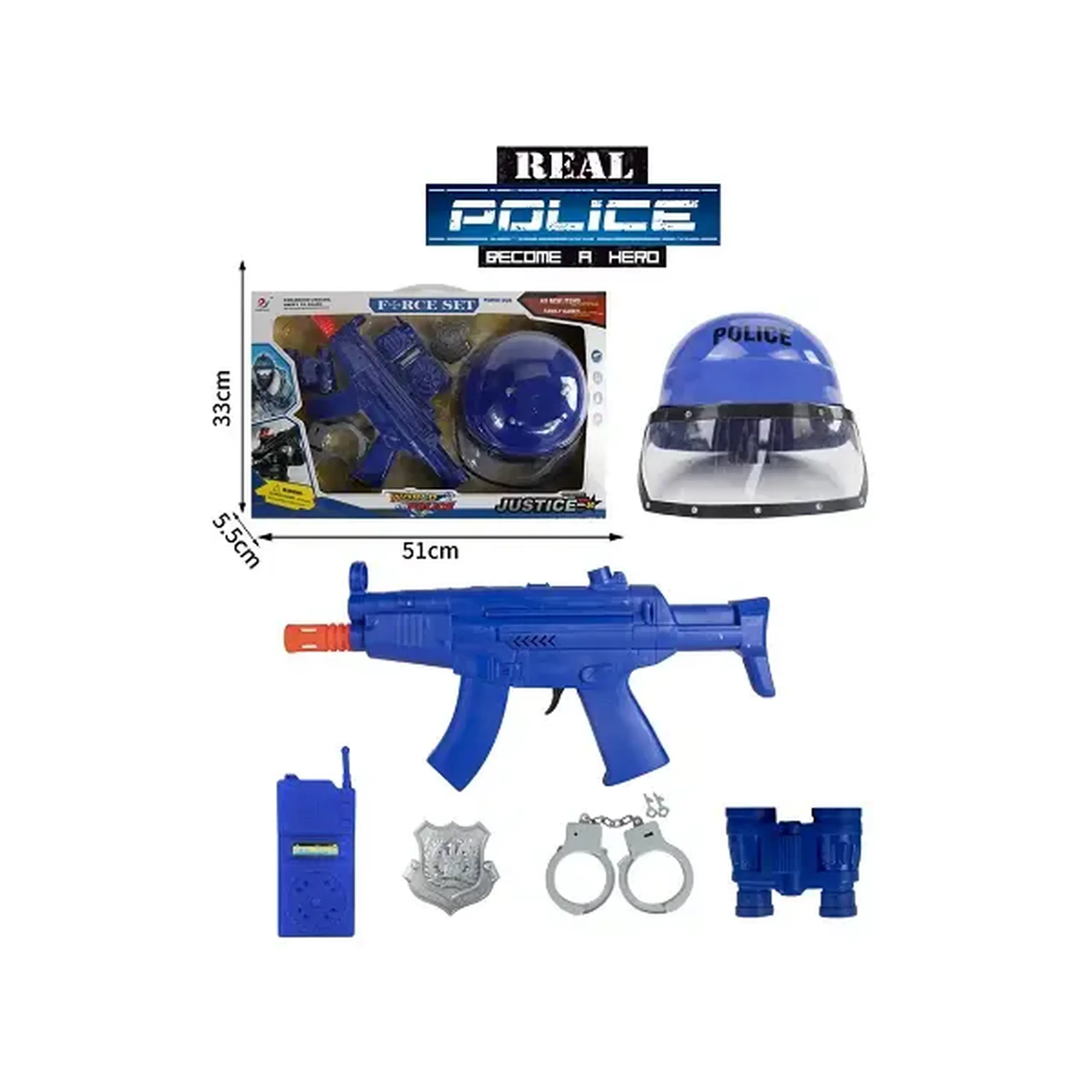 Set arma politie cu accesori_74779