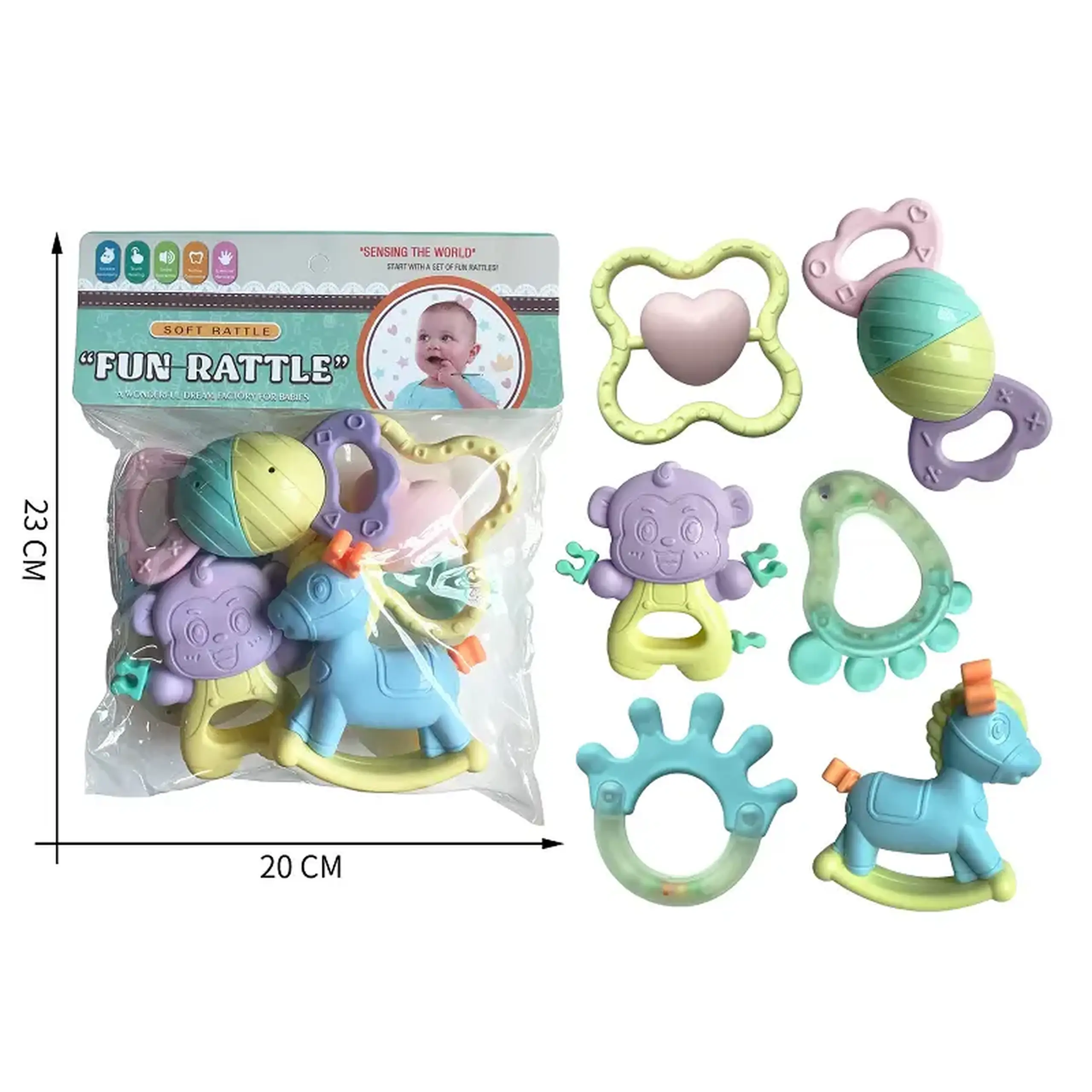 Set jucarii sunatoare (6pcs)