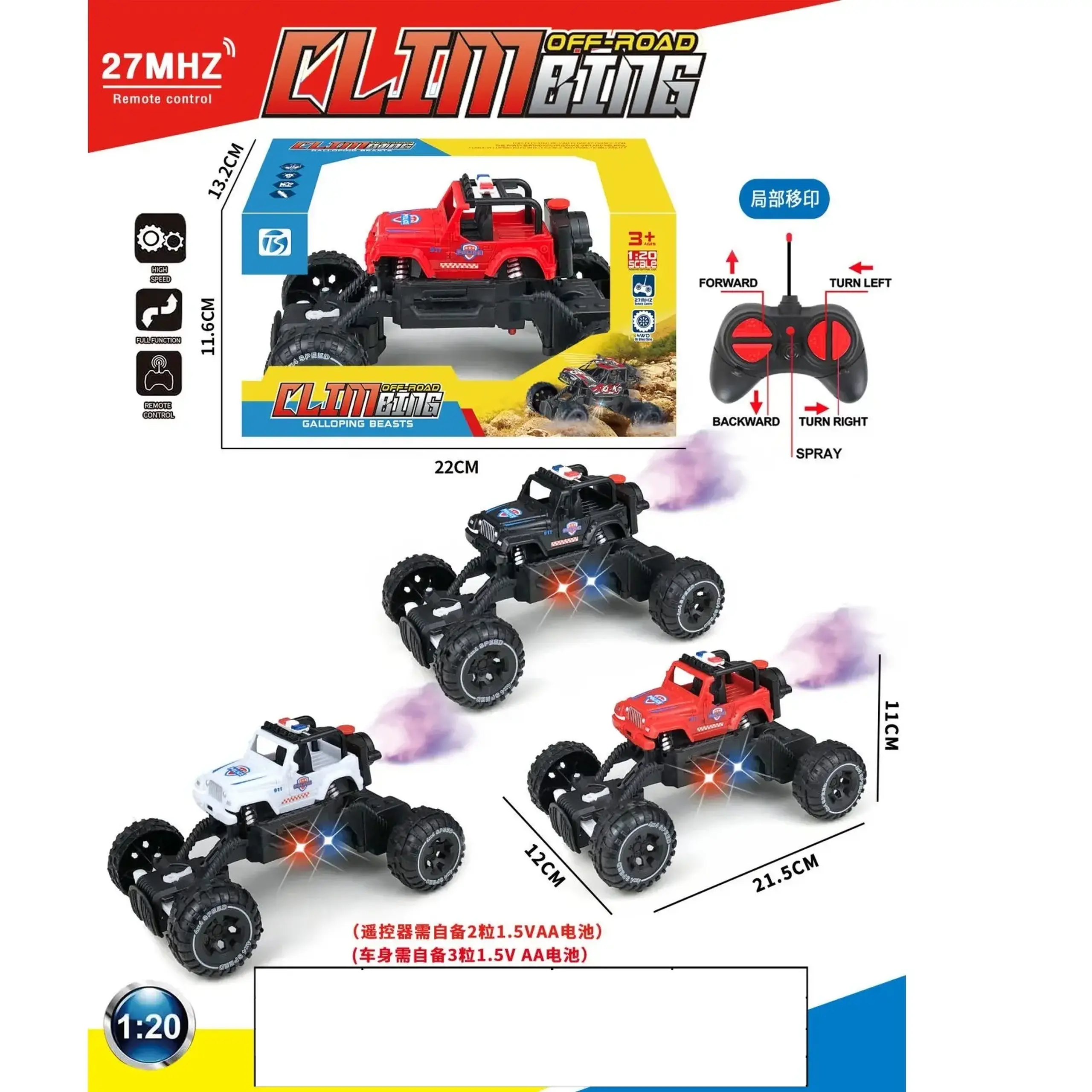 Masina cu R/C cu aburi
