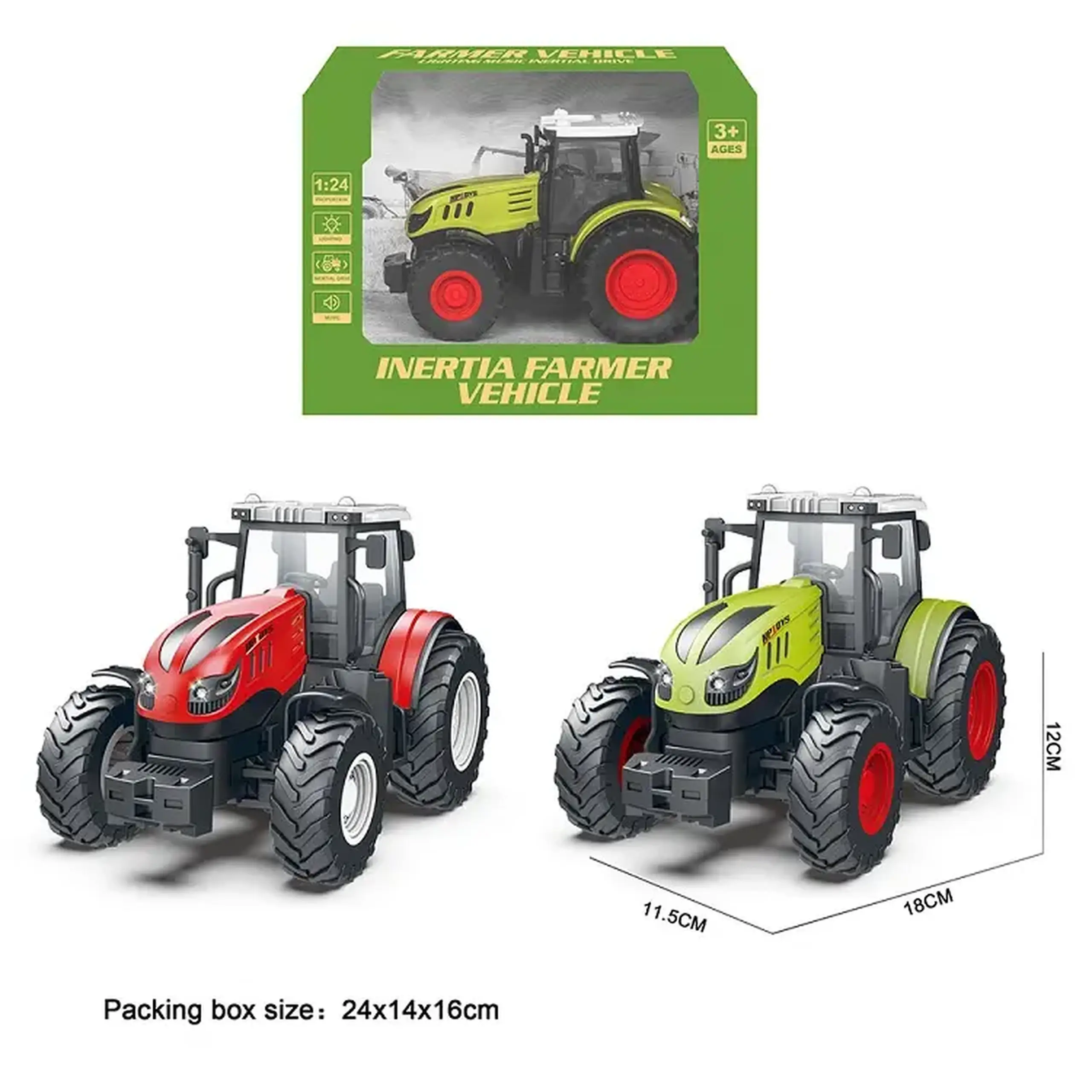 Tractor cu sunet si lumini (instructiune in romana)