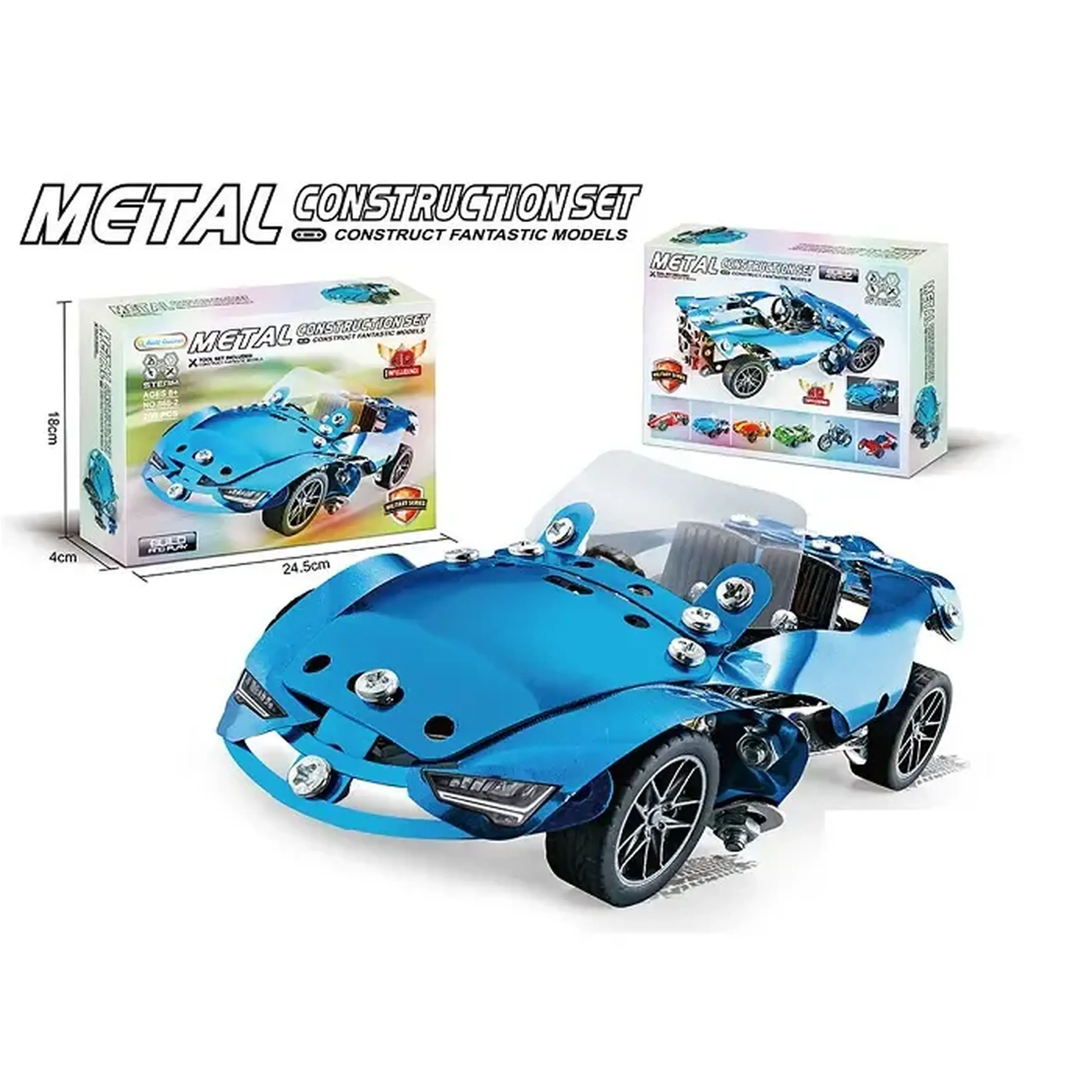 Constructor din metal 208pcs (instructiune in romana)