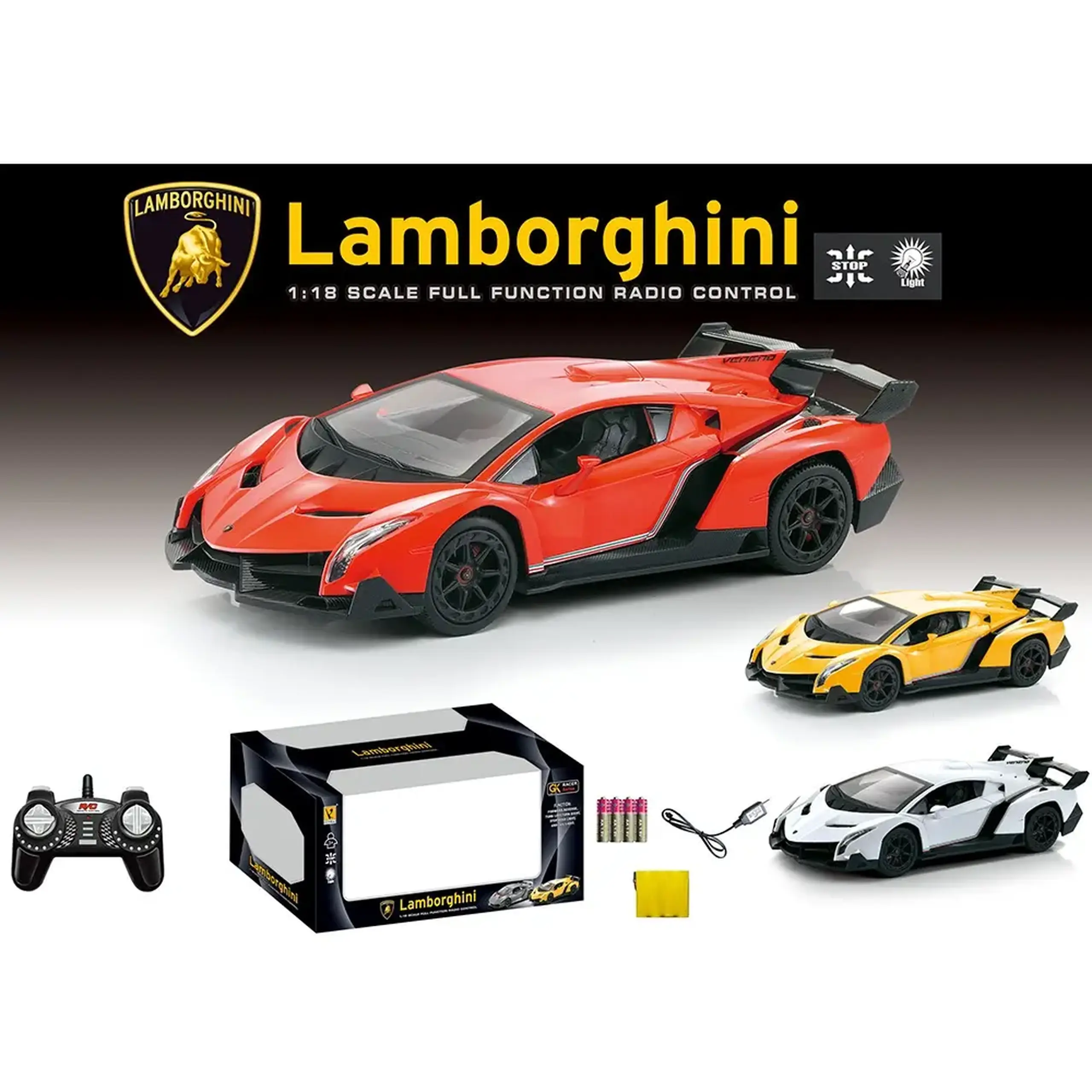 Masina cu R/C cu lumini