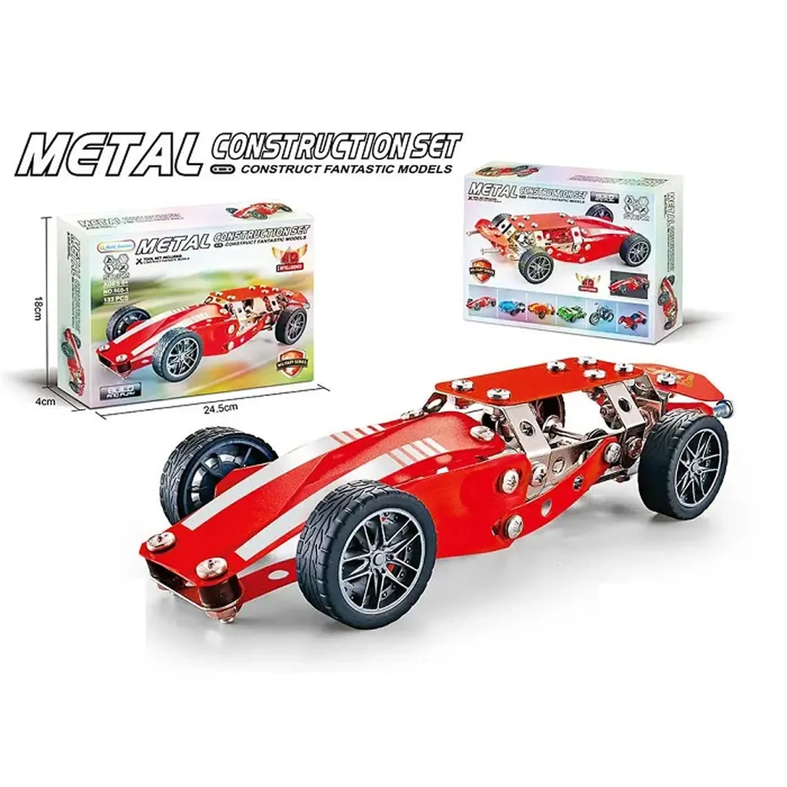 Constructor din metal 133pcs (instructiune in romana)