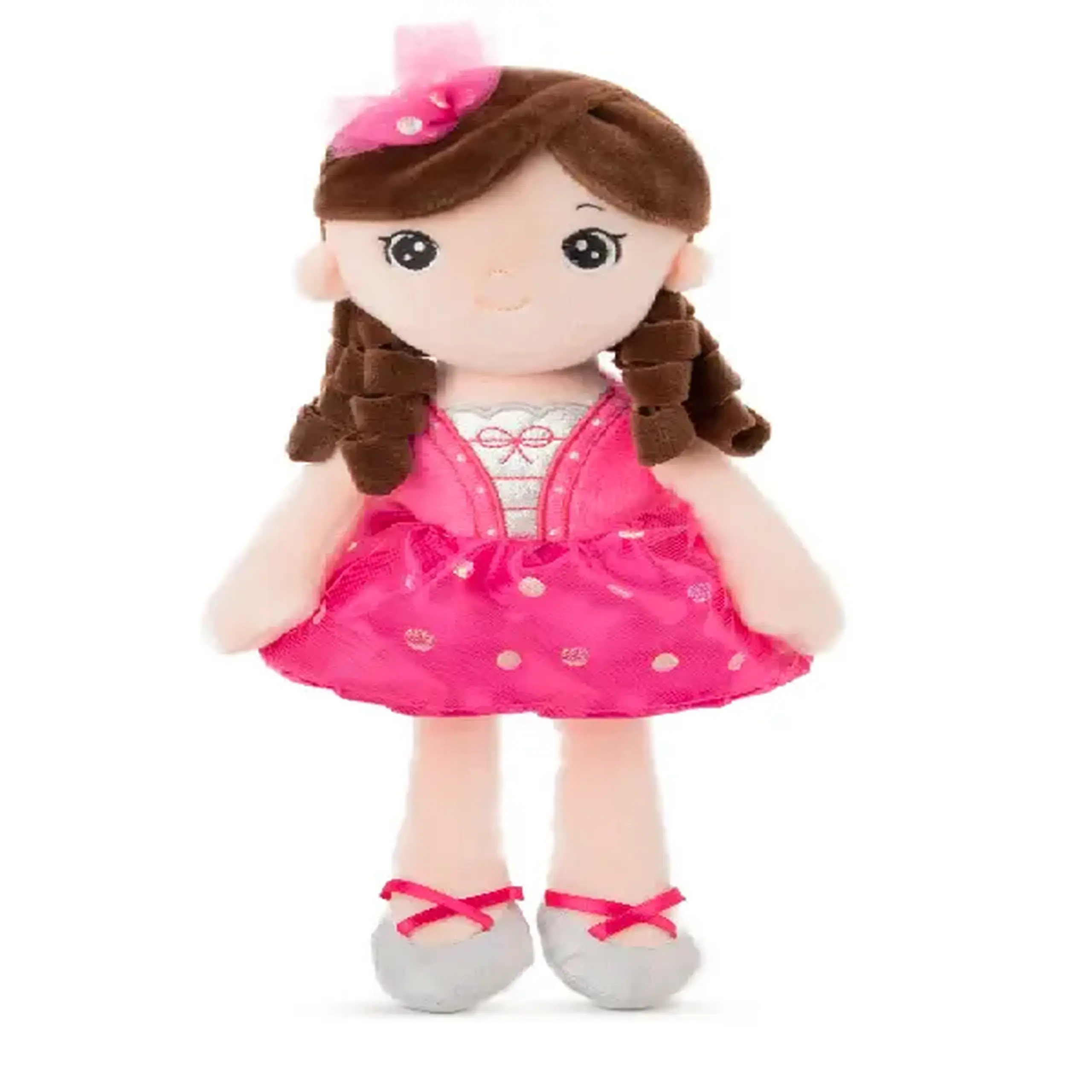 Jucarie moale Papusa cu rochie Asortiment 32 cm 0.07 kg