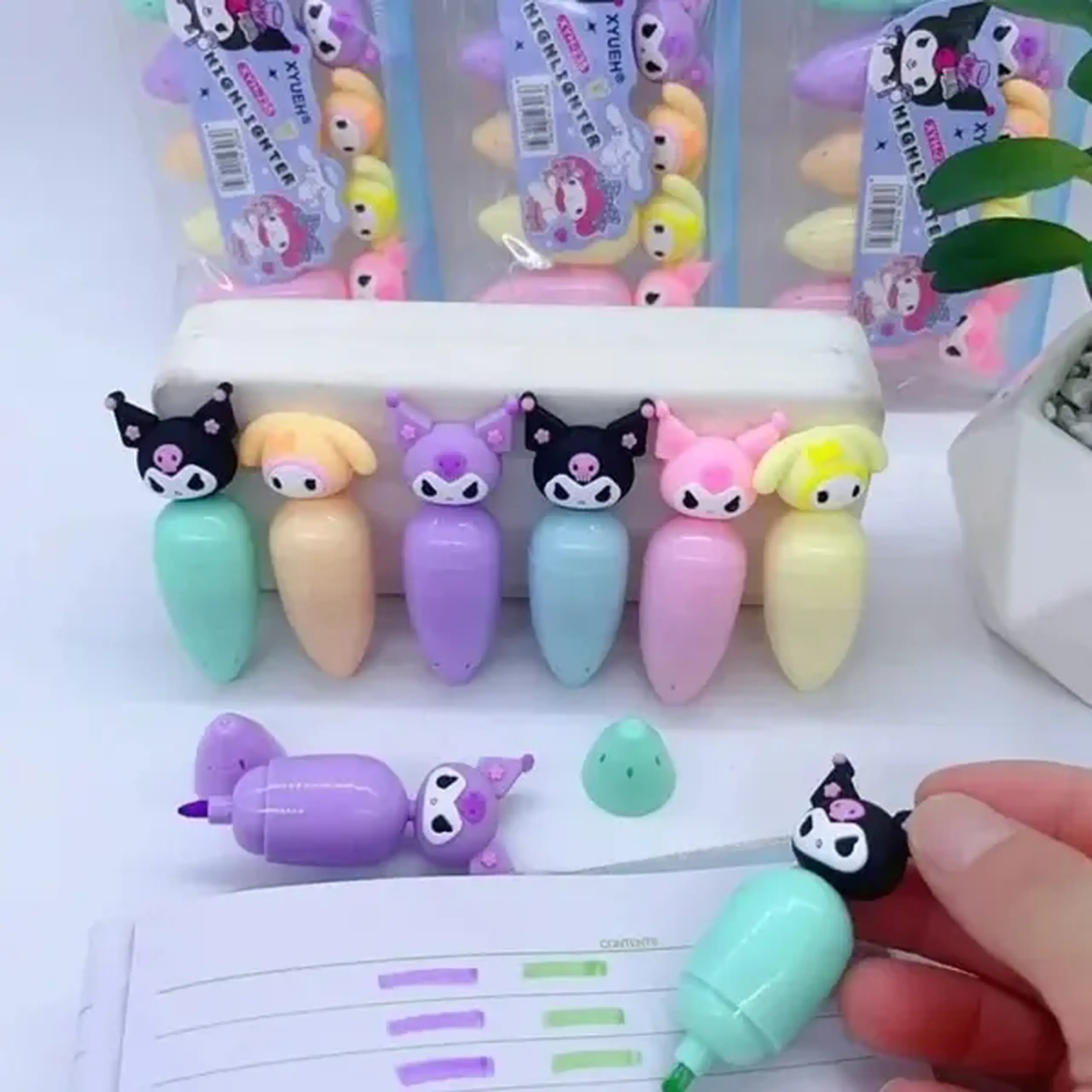 Set carioci colorate (6pcs)