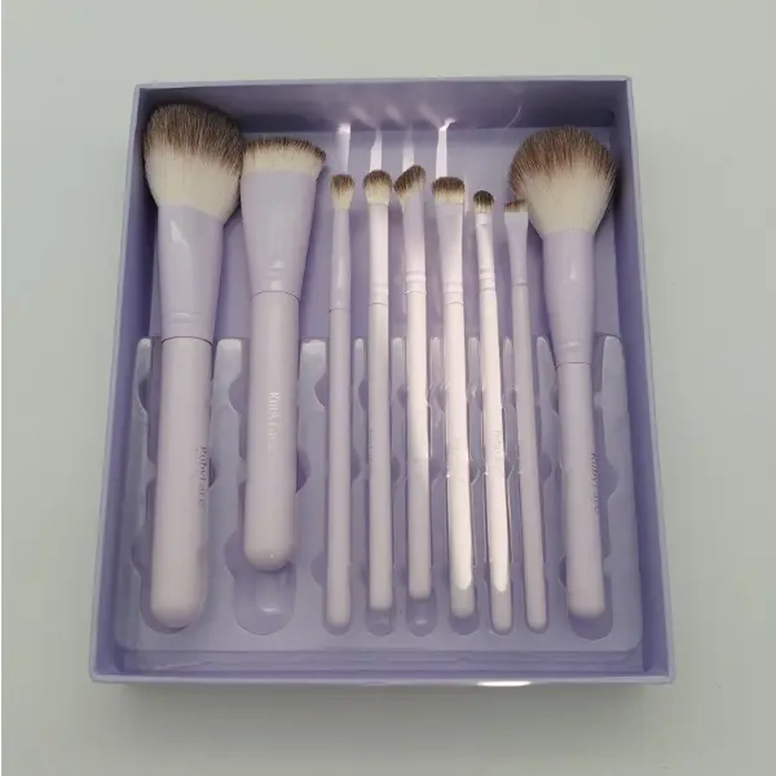 Set pensule pentru machiaj Viola (9 piese) (01-7)