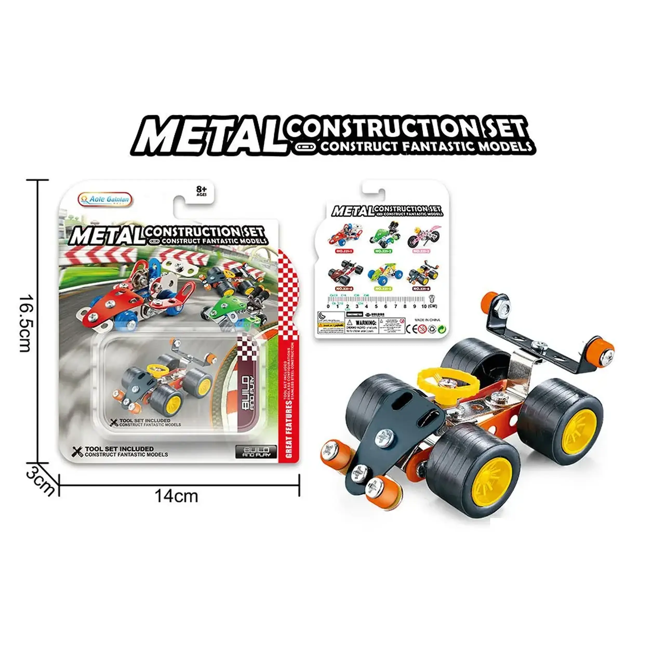 Constructor din metal 53pcs (instructiune in romana)