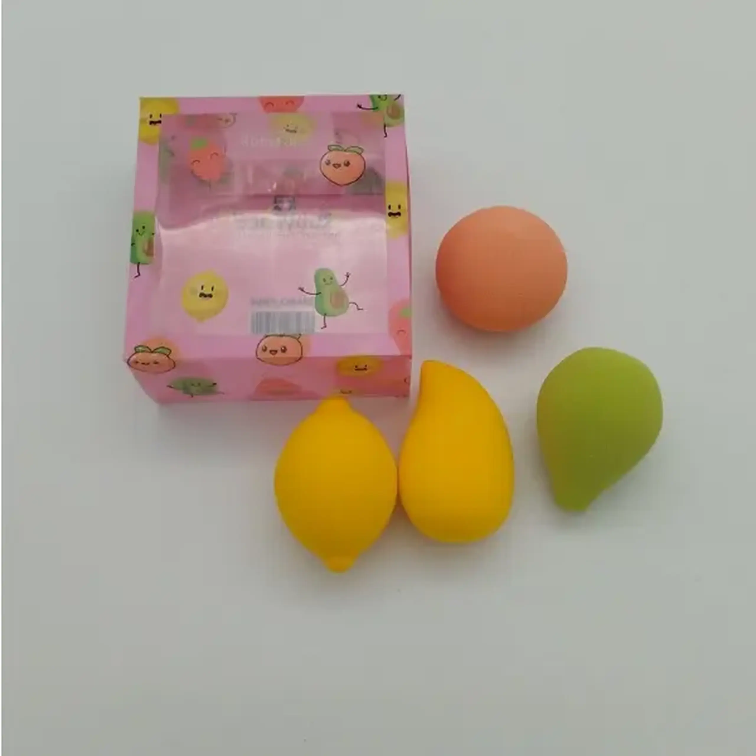 Set de burete cosmetic fructe (4 piese) (01-34)