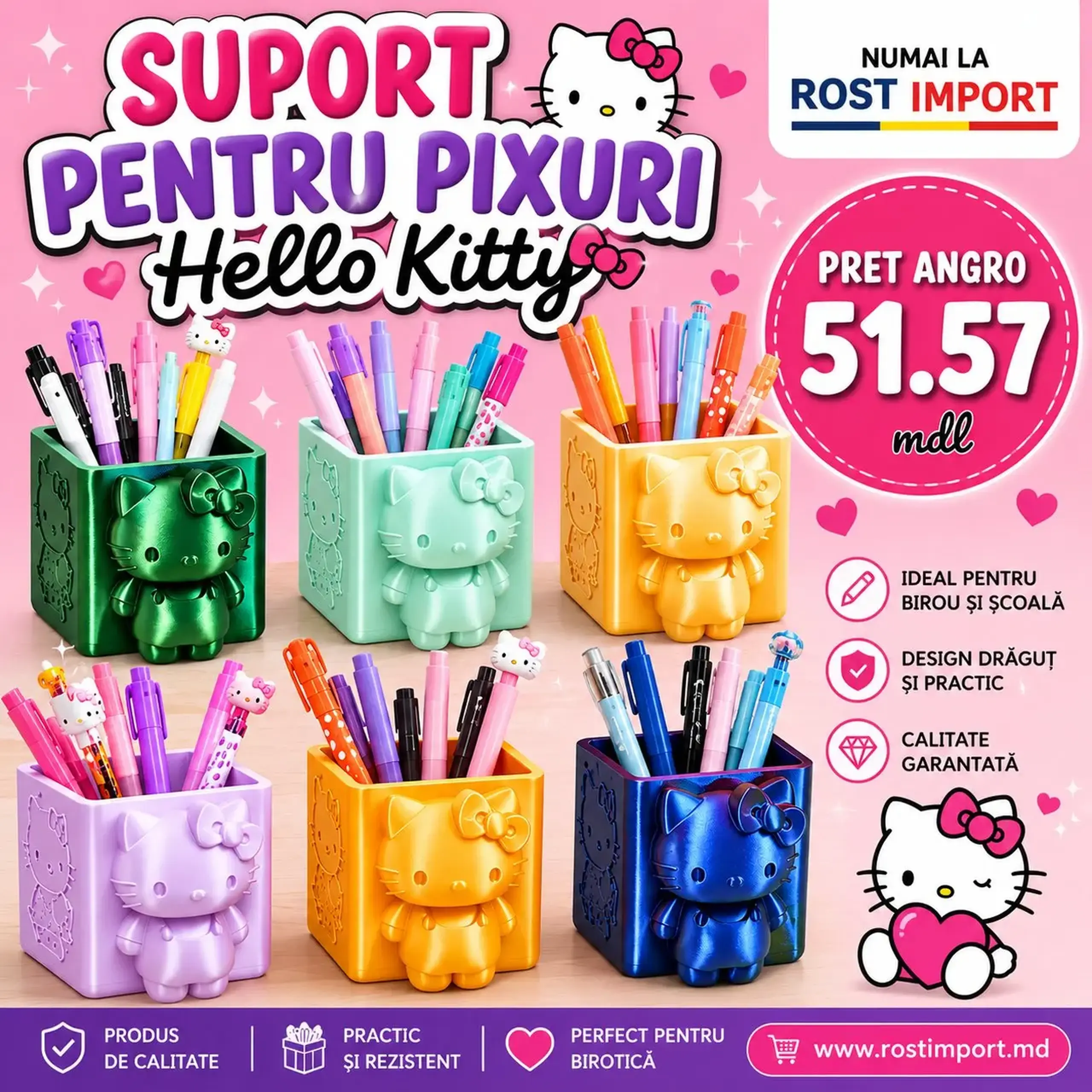 Suport pixuri kitty