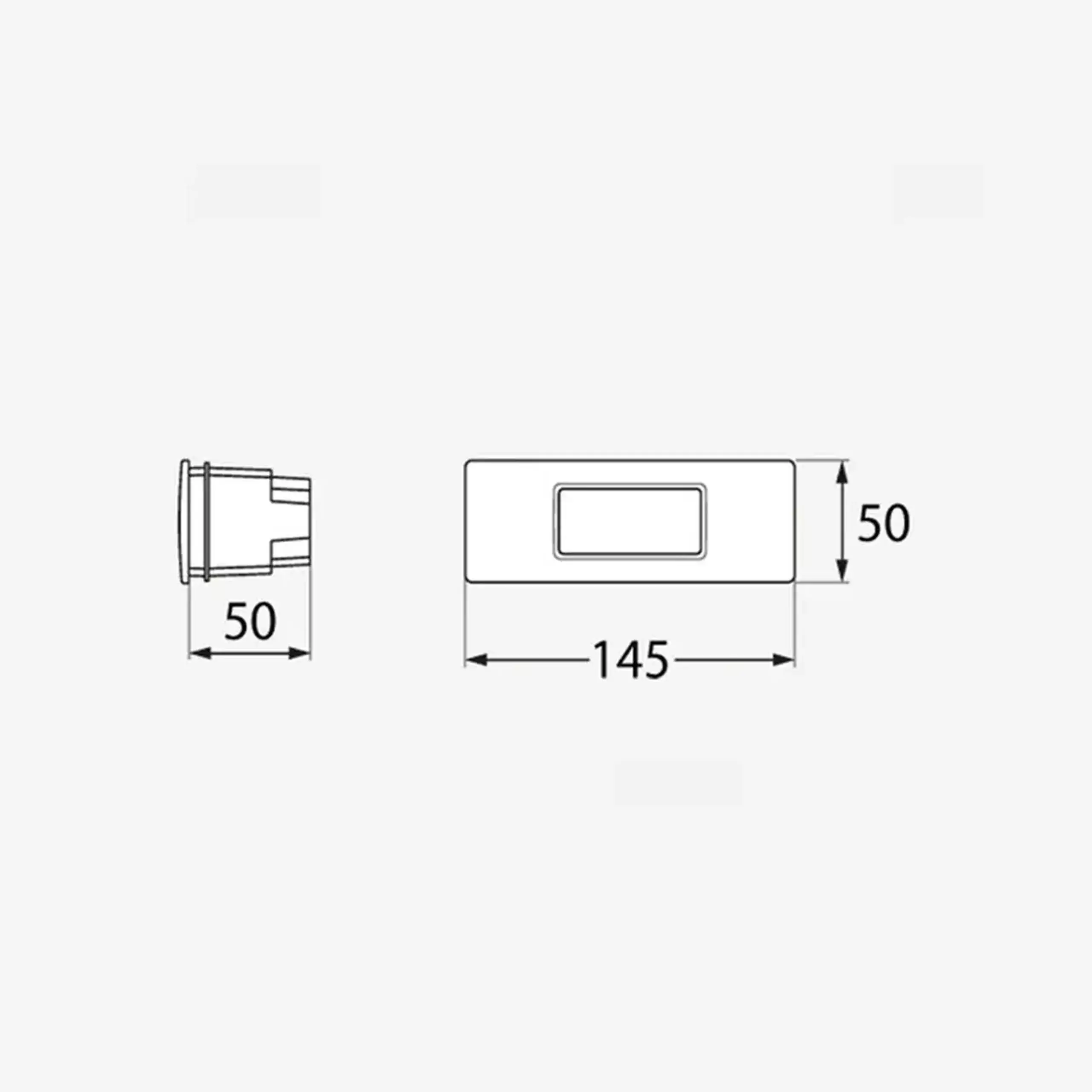 Corp de iluminat NINA 150 4 W R7S 4000 K 220 - 240 V IP55 Fumagalli - Alb/Opal NINA 150
