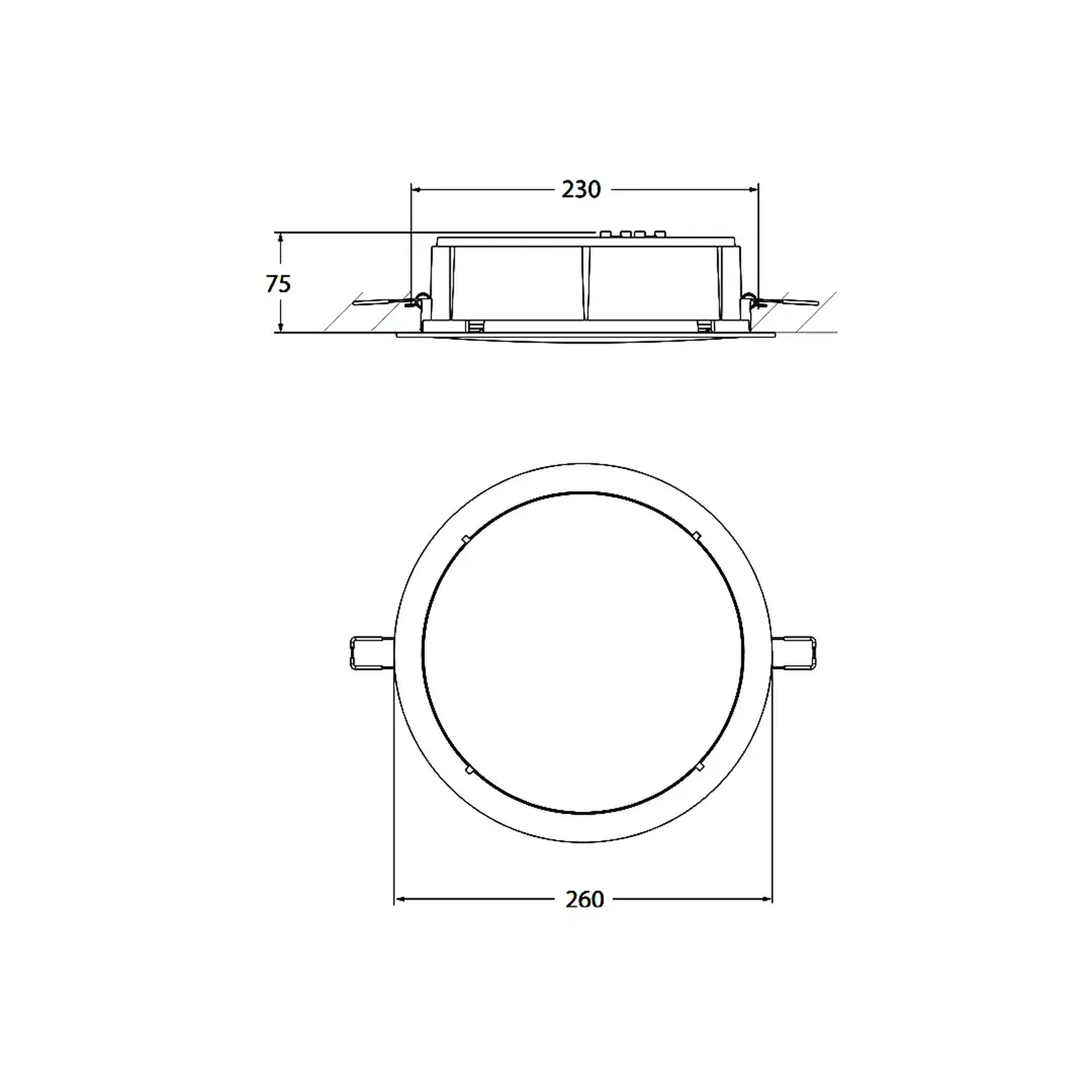 Corp de iluminat TERESA 160 10 W GX53 2700 - 4000 - 6500 K 220 - 240 V IP67 Fumagalli - Alb/Opal TERESA 260
