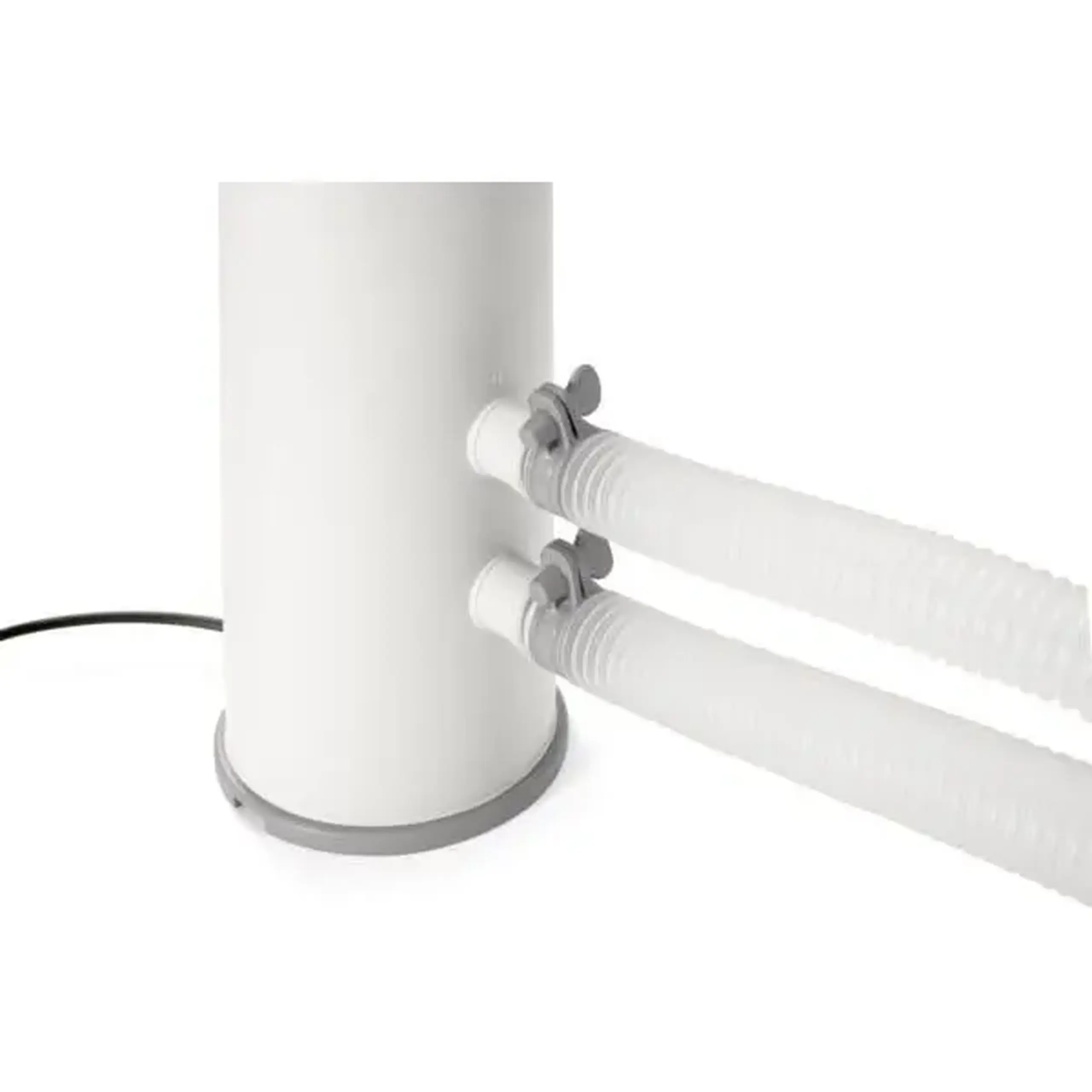 Pompa de filtru pentru piscina Hydro Aeration Intex 26638, capacitate filtrare 3785 l/h, potrivita pentru piscine cu cadru, cu diametrul de pana la 457 cm, filtru cartus compatibil de tip A