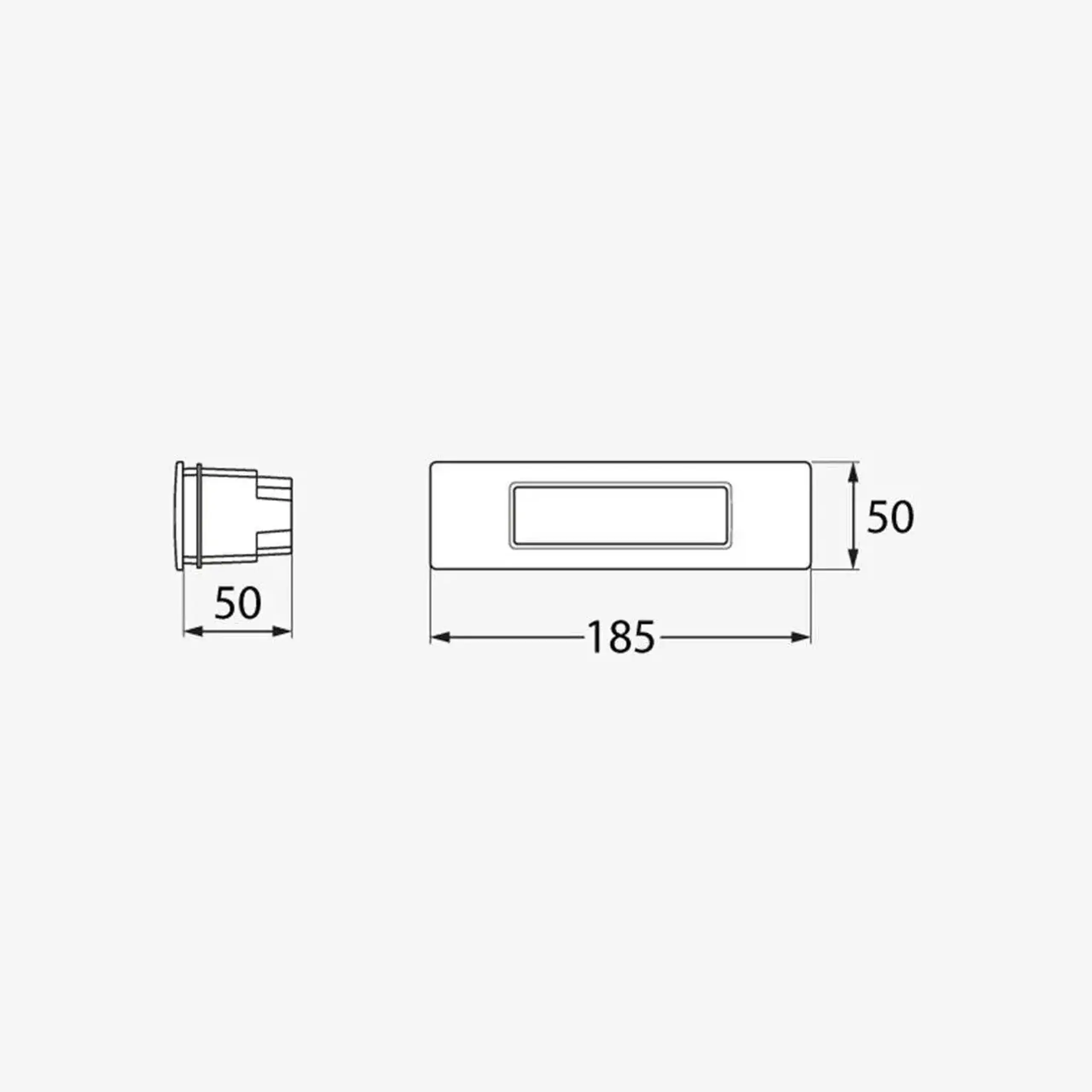 Corp de iluminat NINA 190 7.5 W R7S 2700 - 4000 - 6500 K 220 - 240 V IP55 Fumagalli