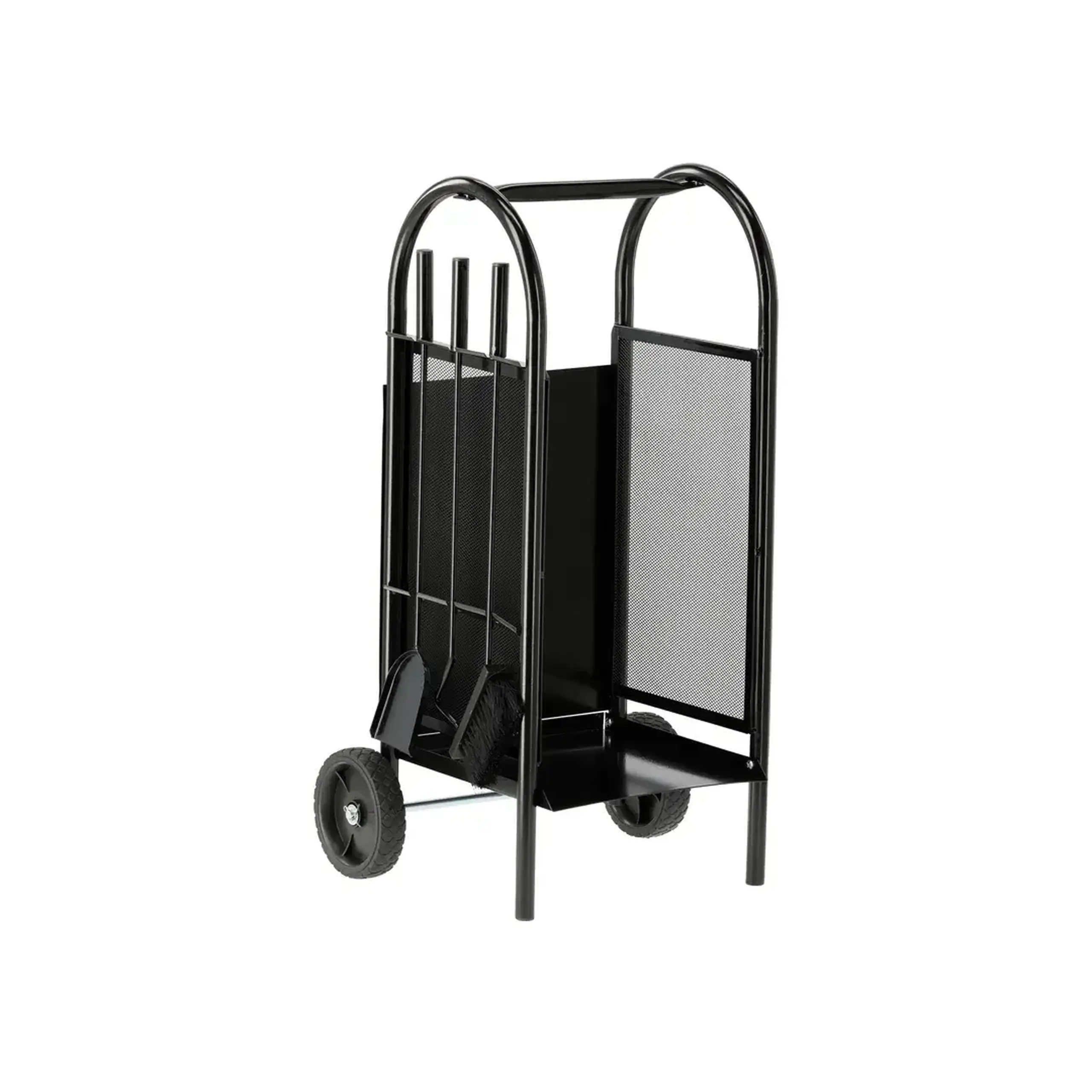Cărucior pentru lemne cu accesorii 20 kg Vorel