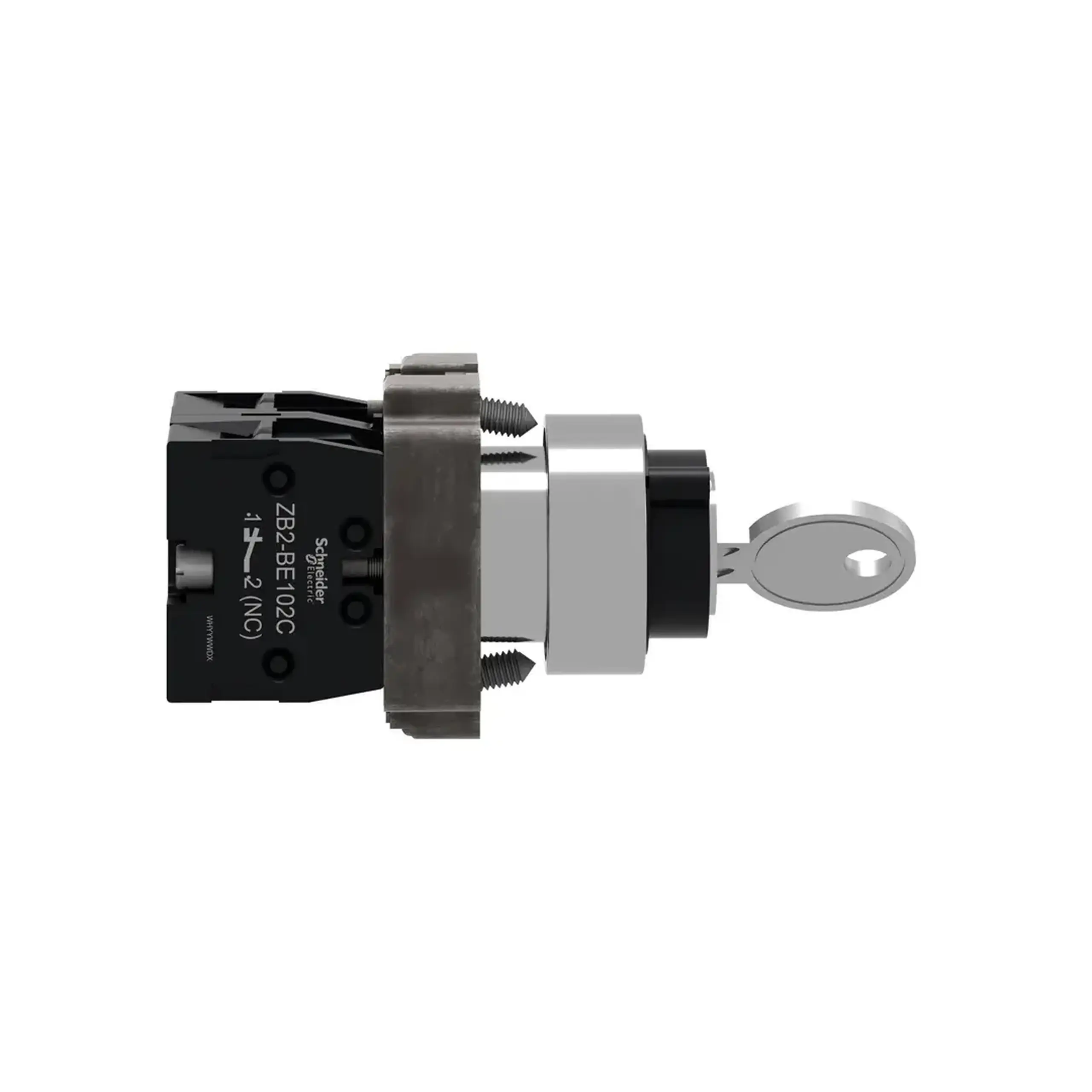 Comutator cu cheie 220 - 240 V 3 A IP65 Negru Schneider-Electric