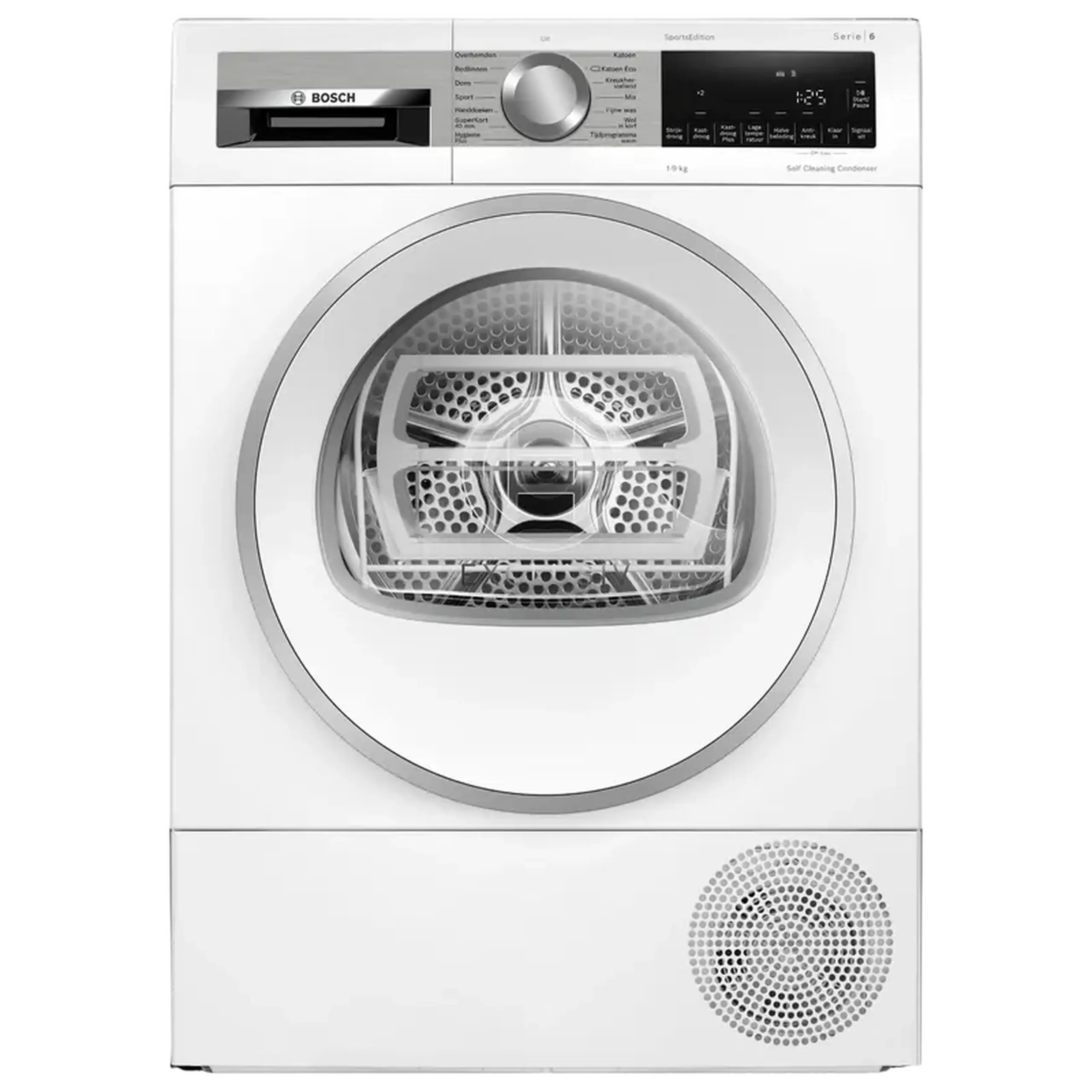 Uscător de rufe Bosch WQG245D9NL, 9kg, Alb