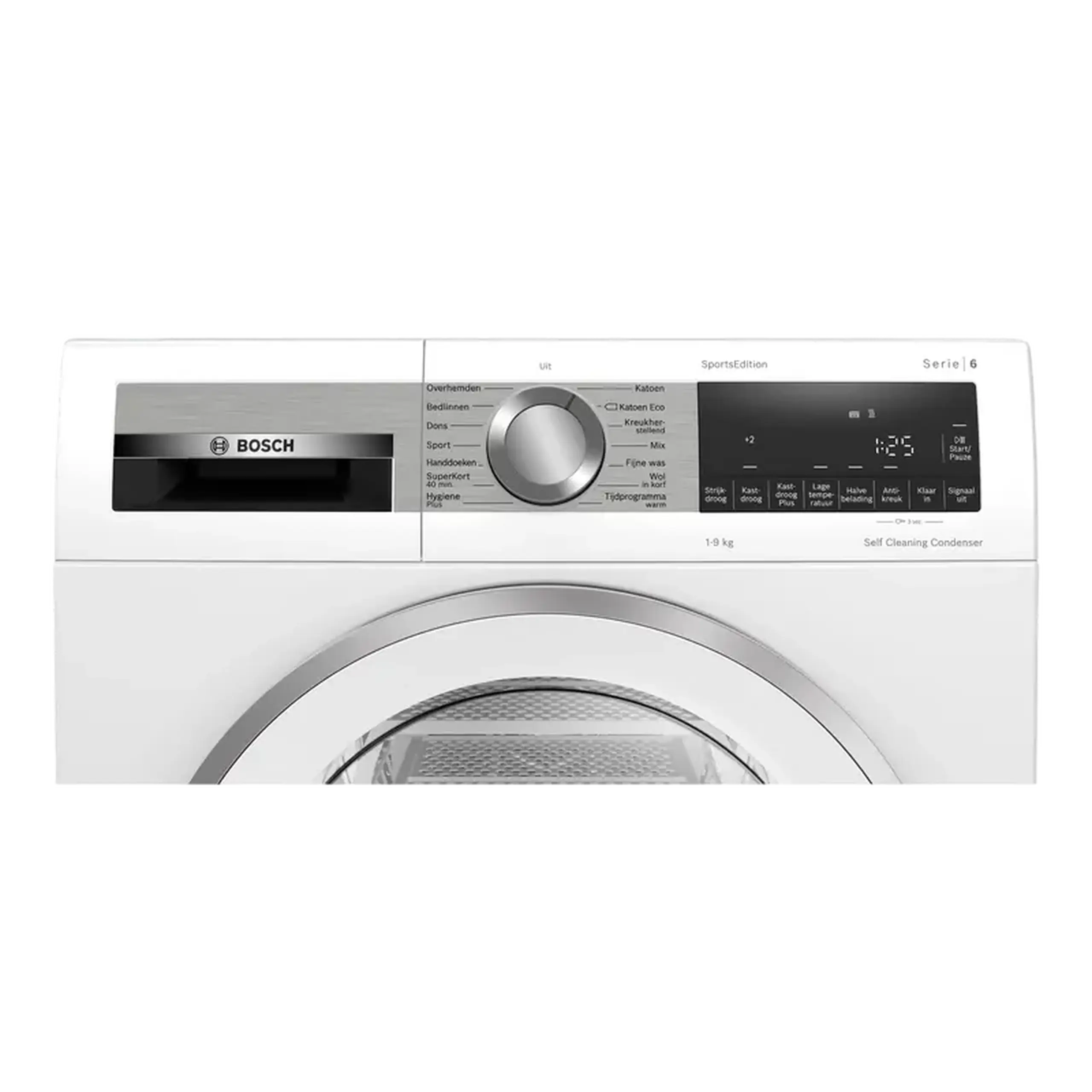 Uscător de rufe Bosch WQG245D9NL, 9kg, Alb