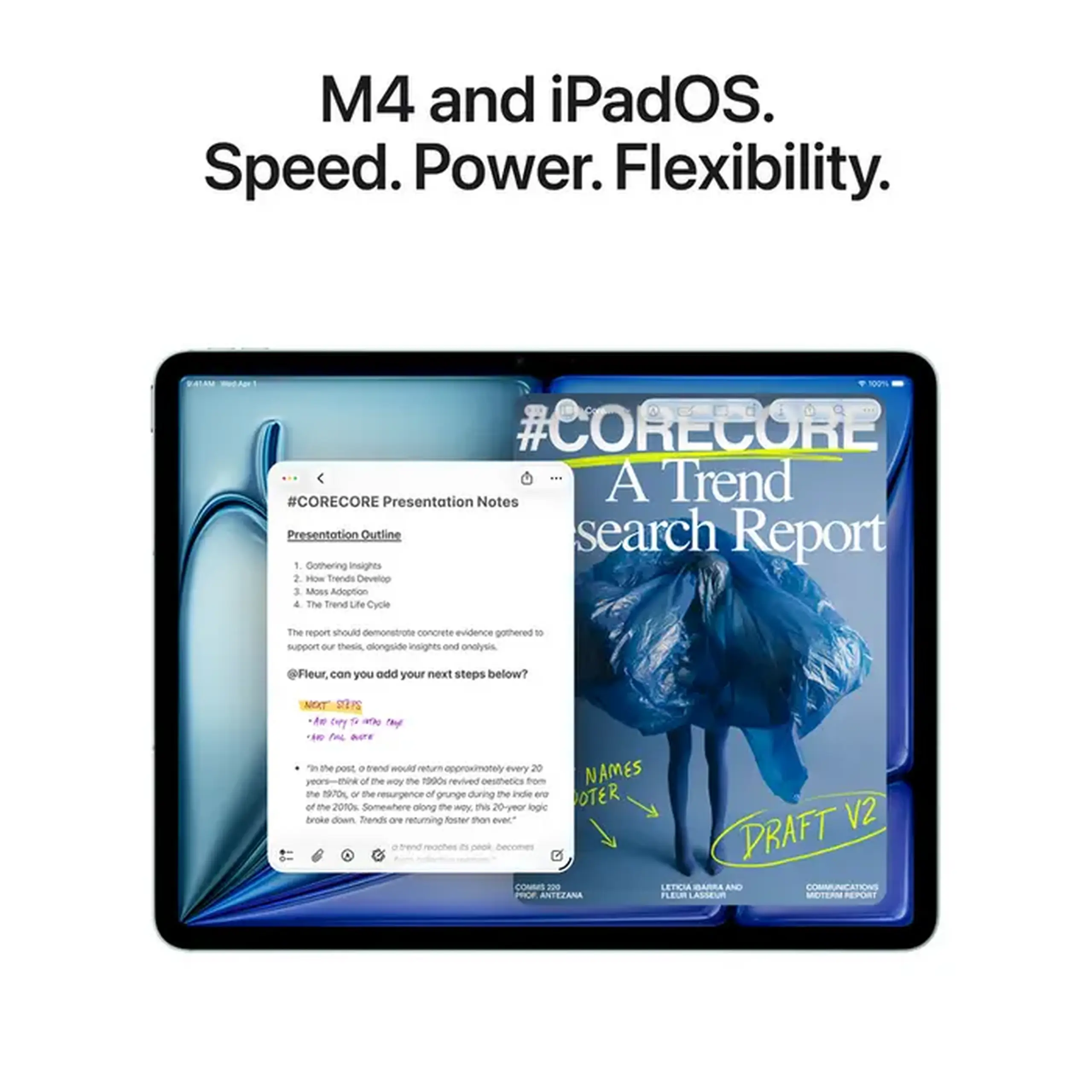 Tabletă Apple iPad Air 11 (2026), Wi-Fi + 5G, 12GB/128GB, Albastru